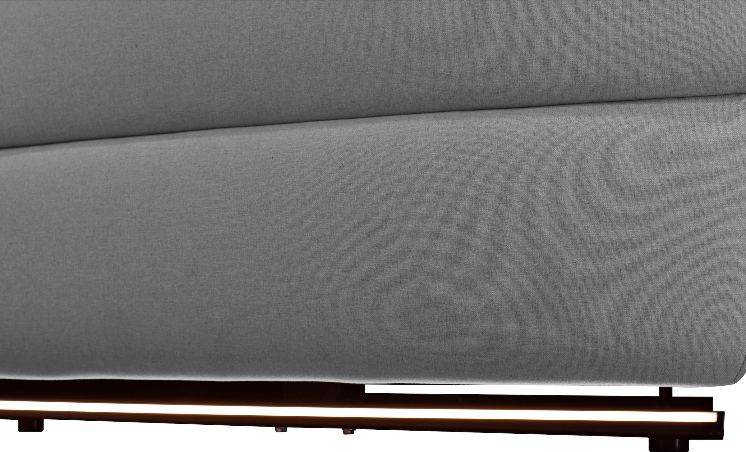Places of Style Ecksofa »Pareli, L-Form, 259cm,m. Recamiere, Echtleder, Kunstleder, Webstoff«, man. o. elektr. Relaxfunktion, USB/Kopfteilverstellg u. LED