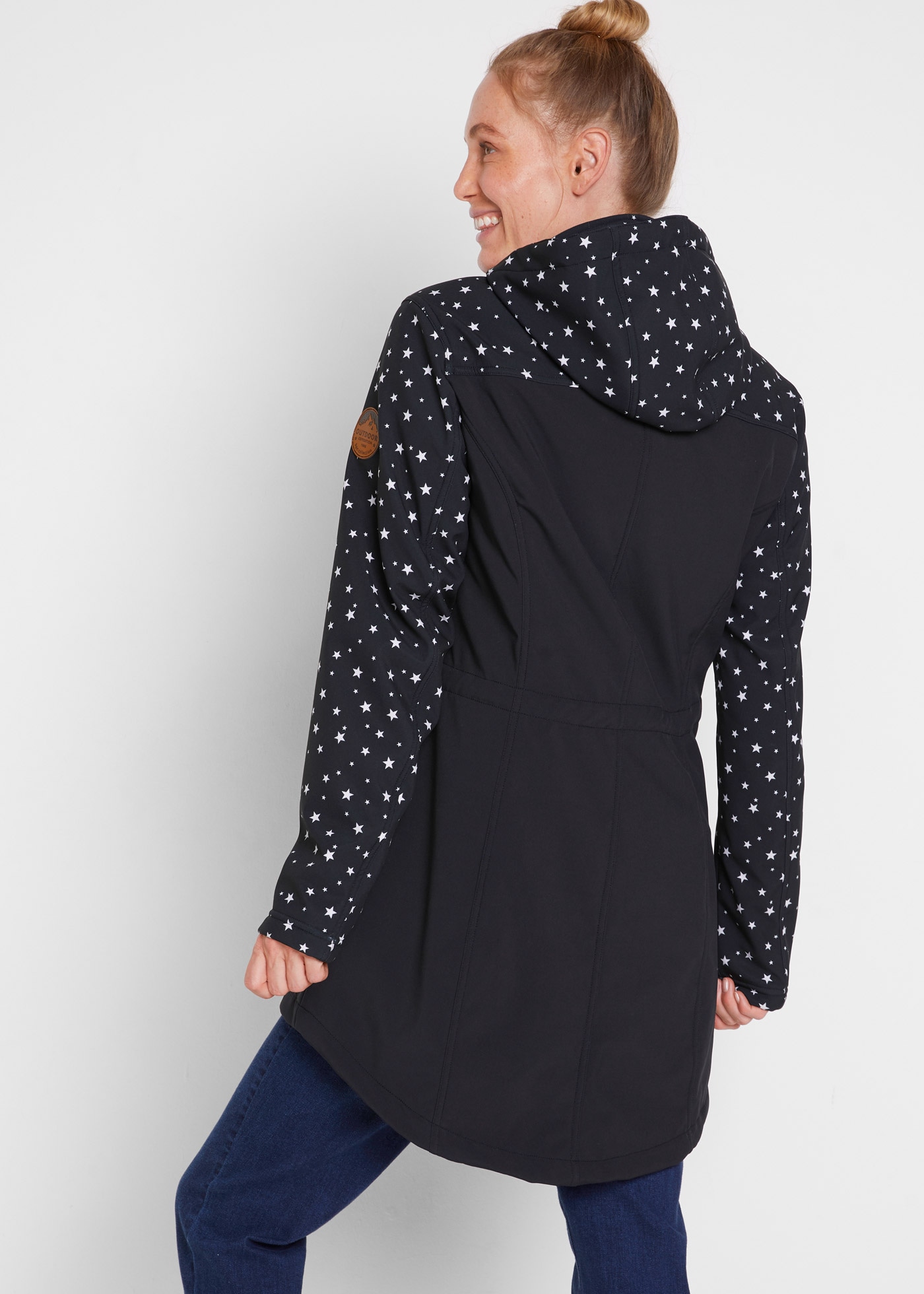 bonprix Softshelljacke mit Kapuze