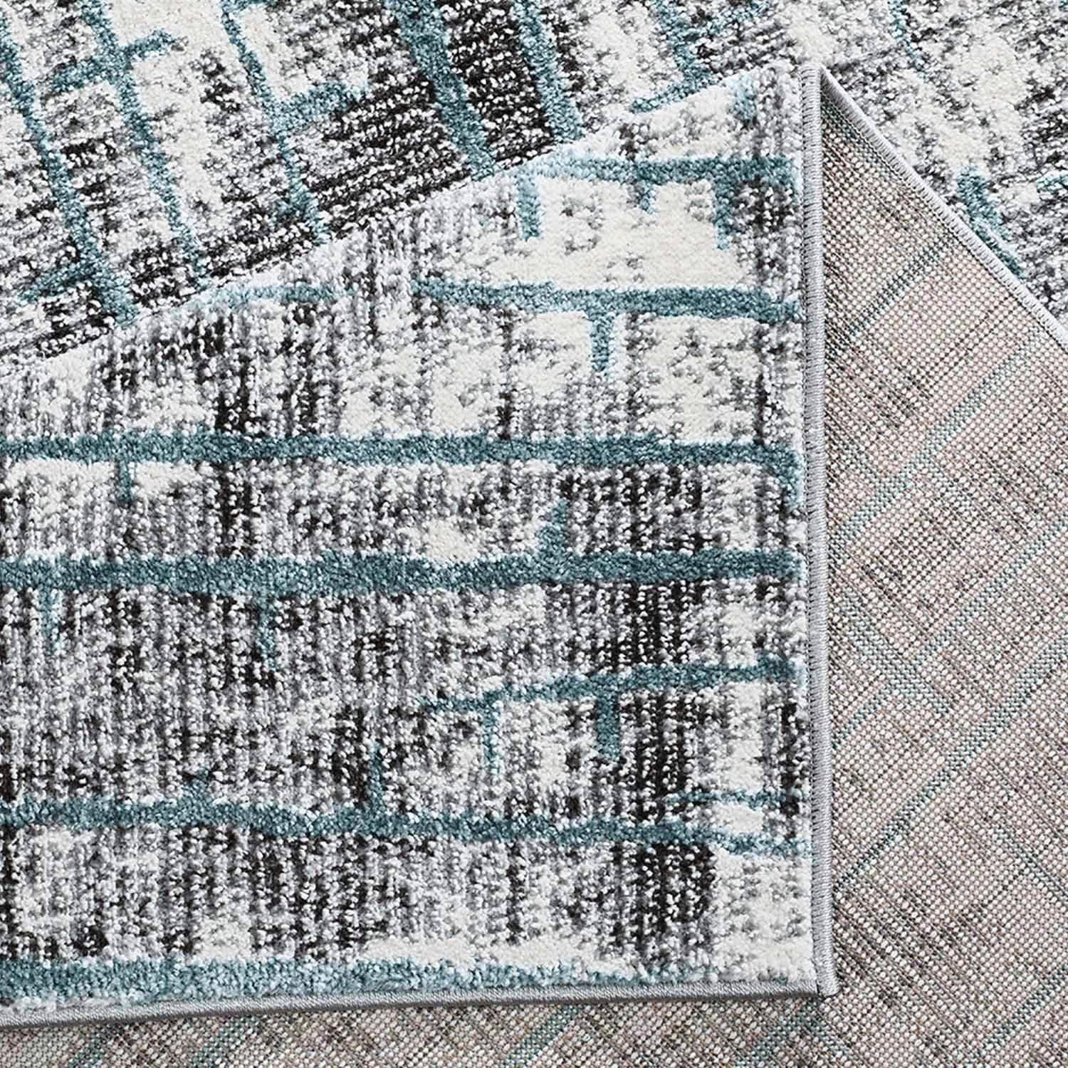 Carpet City Teppich »Moda 1139«, rechteckig, 11 mm Höhe, Läufer, weicher Kurzflor, abstrakt, Wohnzimmer
