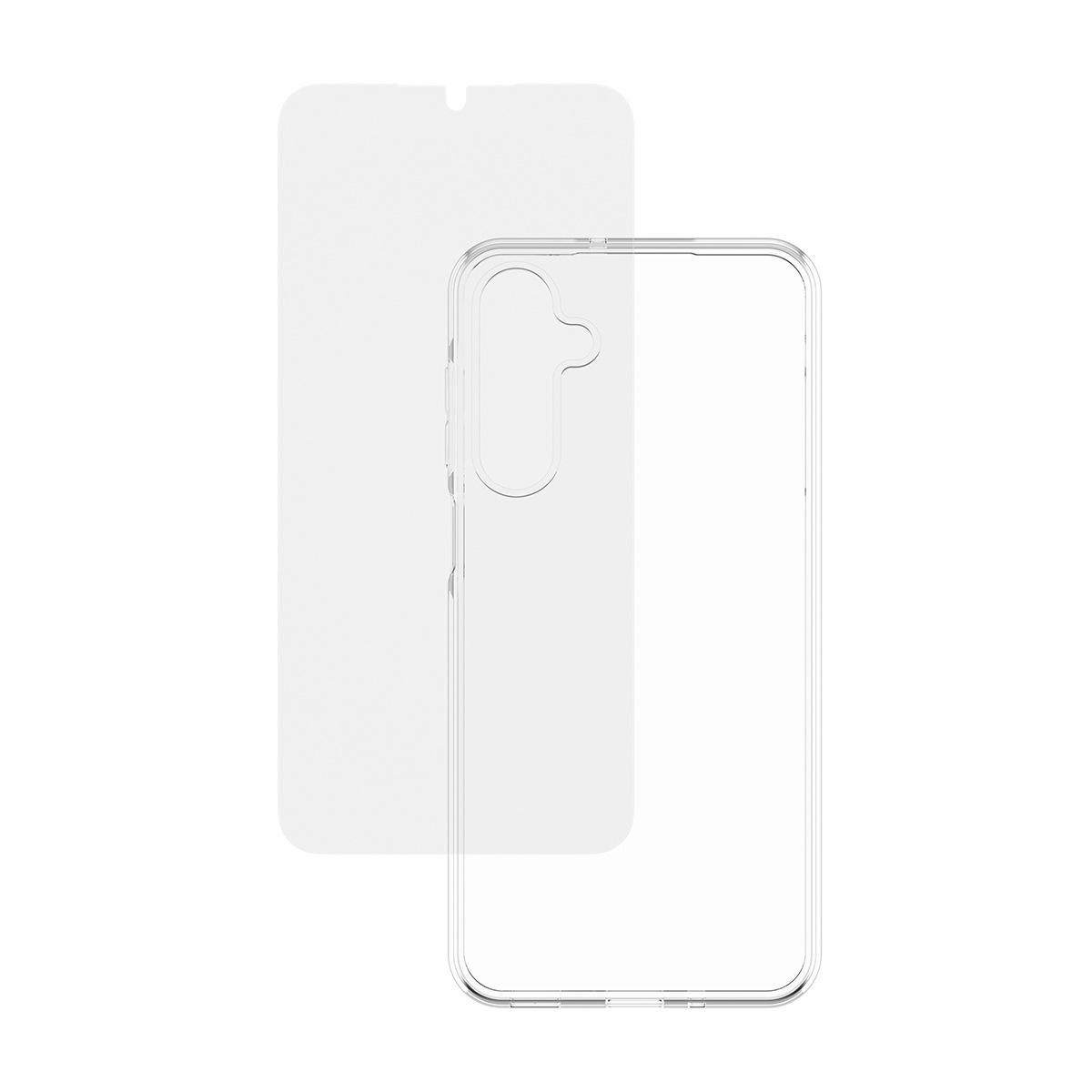 CARE by PanzerGlass USB-Ladegerät »StartKit - alles drin - Screen Protector, Case & Charger« Set, 20W Ladegerät, Displayschutzglas, TPU-Schutzhülle, 3 Stk. tlg. 3-in-1 Bundle für Samsung Galaxy A16