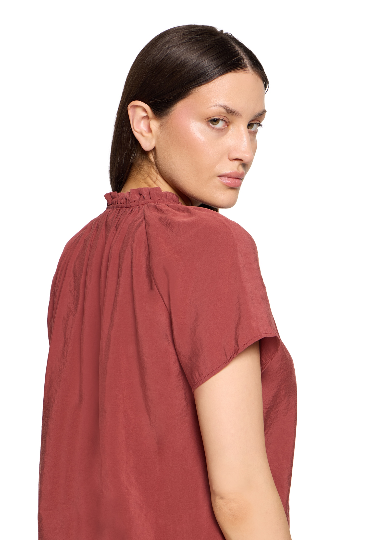 Cartoon Klassische Bluse »Casual-Bluse mit Raffung«