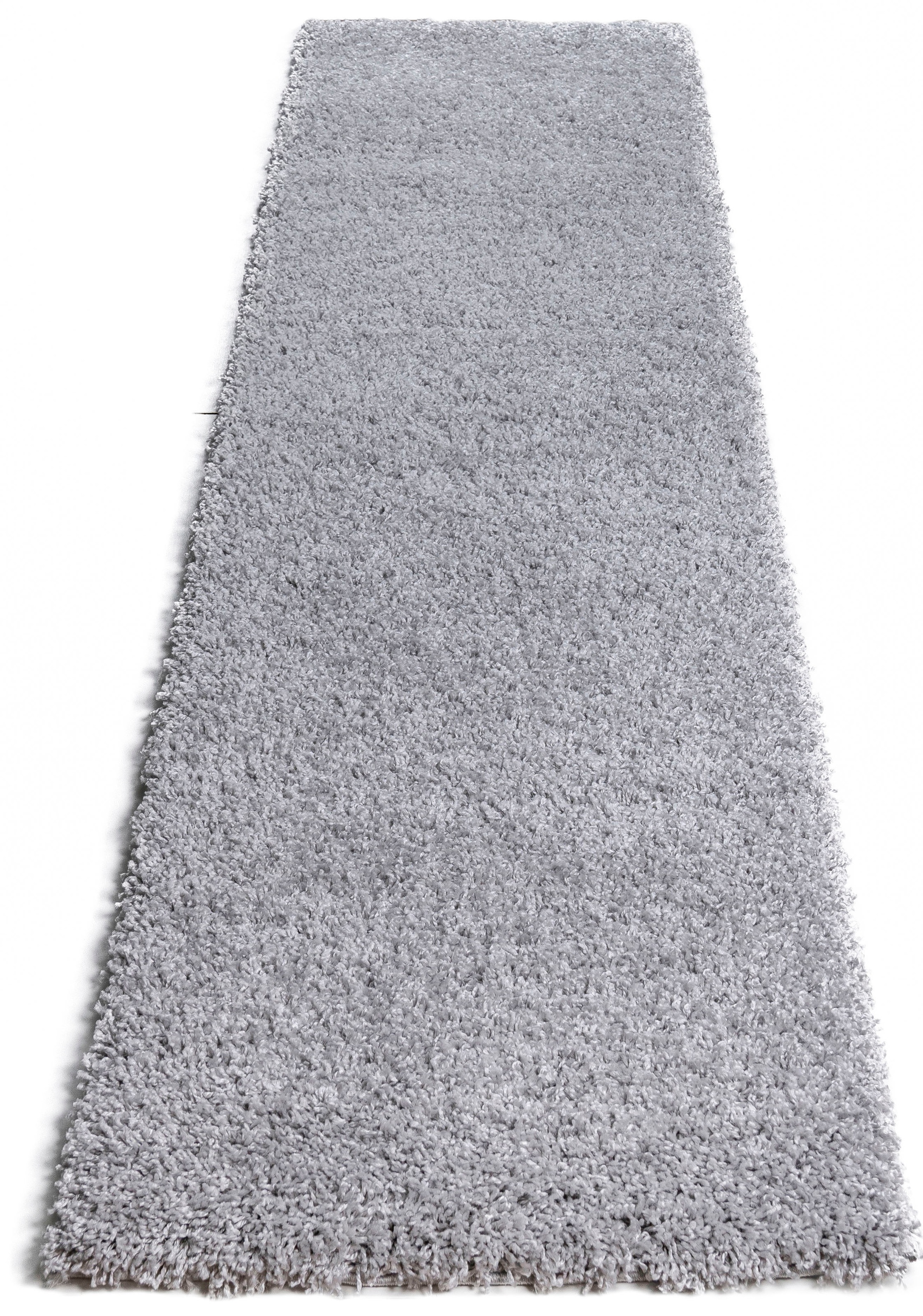 Bruno Banani Läufer »Shaggy Soft«, rechteckig, 30 mm Höhe, Läufer, Brücke, gewebt, Uni-Farben, besonders weich