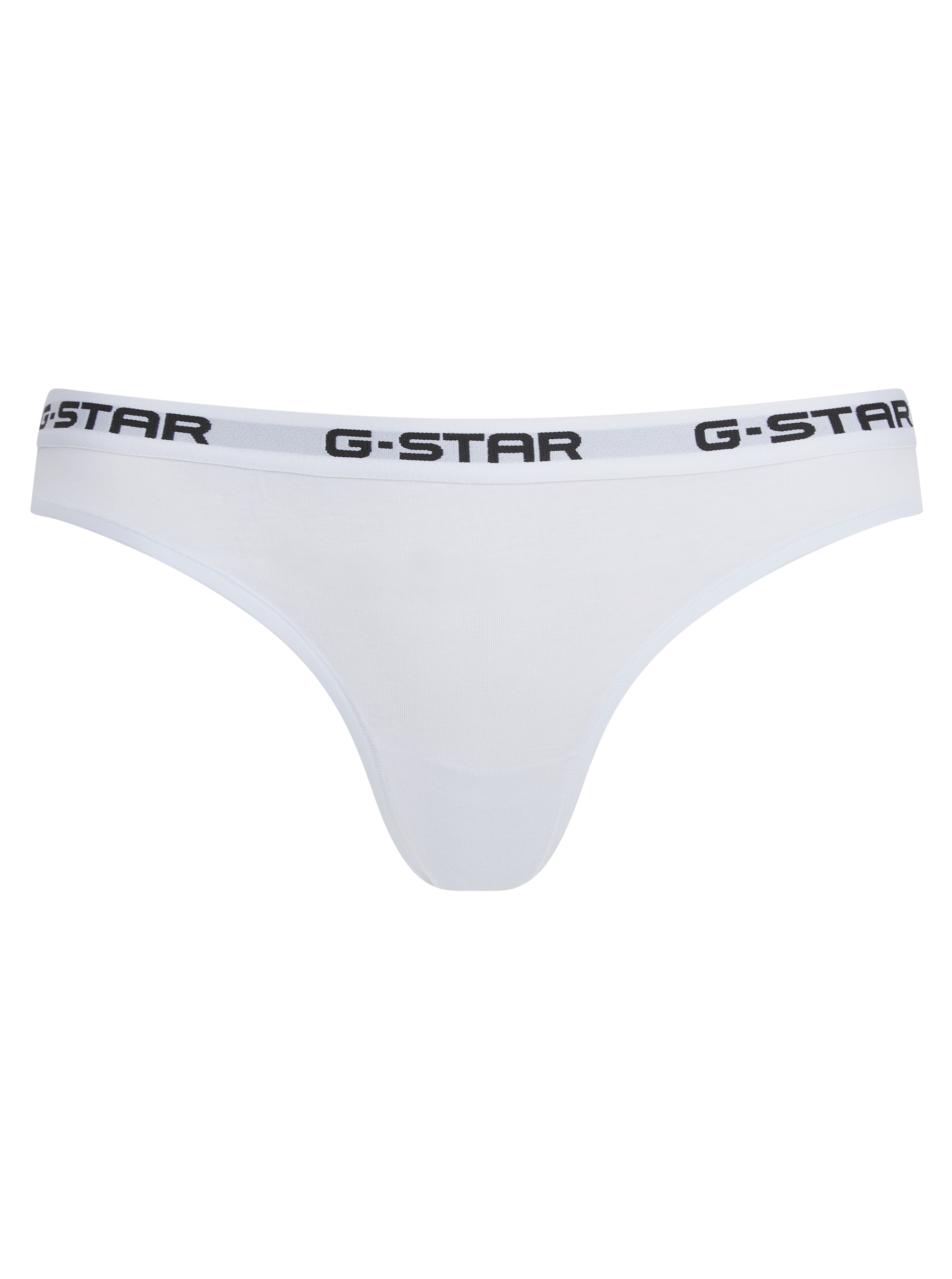G-STAR Tanga »OBSIDIAN, 2 PACK THONGS«, 2 Stk. mit Logobund