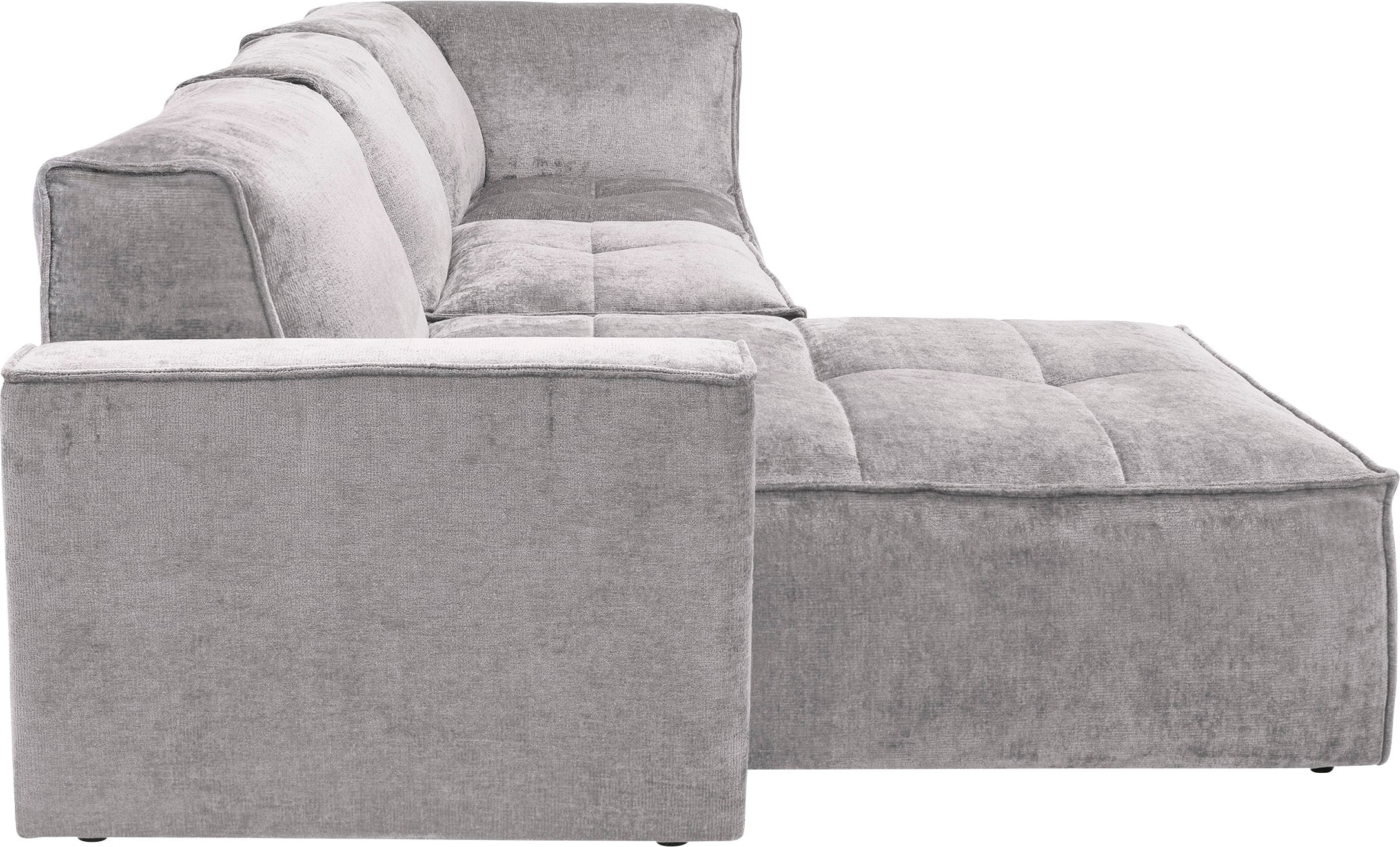 RAUM.ID Ecksofa »Monolid L-Form«, (4 St.), Module einzeln für individuelle Zusammenstellung, Bezug in Teddy-Optik