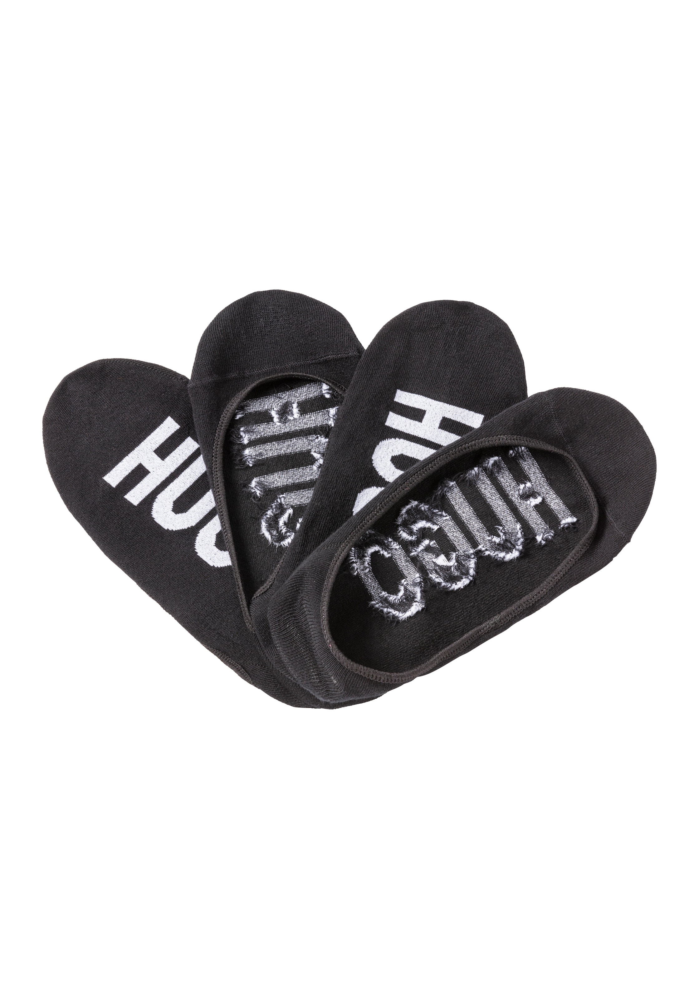 HUGO Underwear Sneakersocken »2P INVISIBLE W«, (Packung, 2 Paar, 2er), mit HUGO Logoschriftzug unter der Sohle