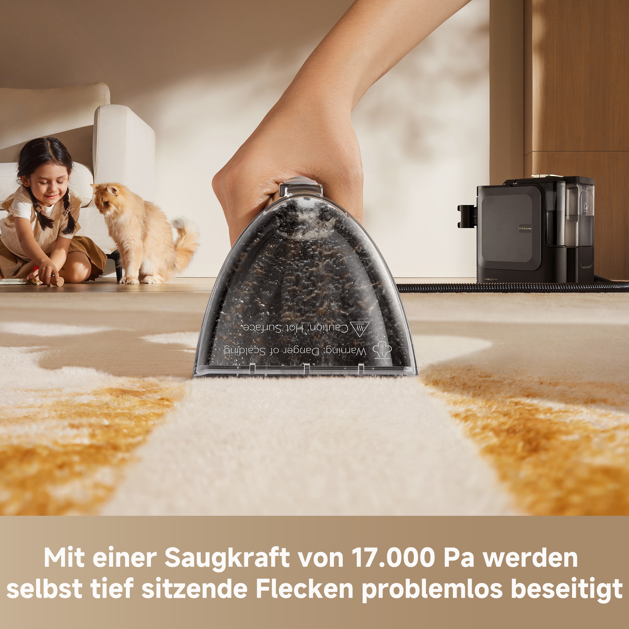 Dreame Dampfreiniger »N20 Steam« 4 Düsen, Heißwasser, Dampf, 600 W