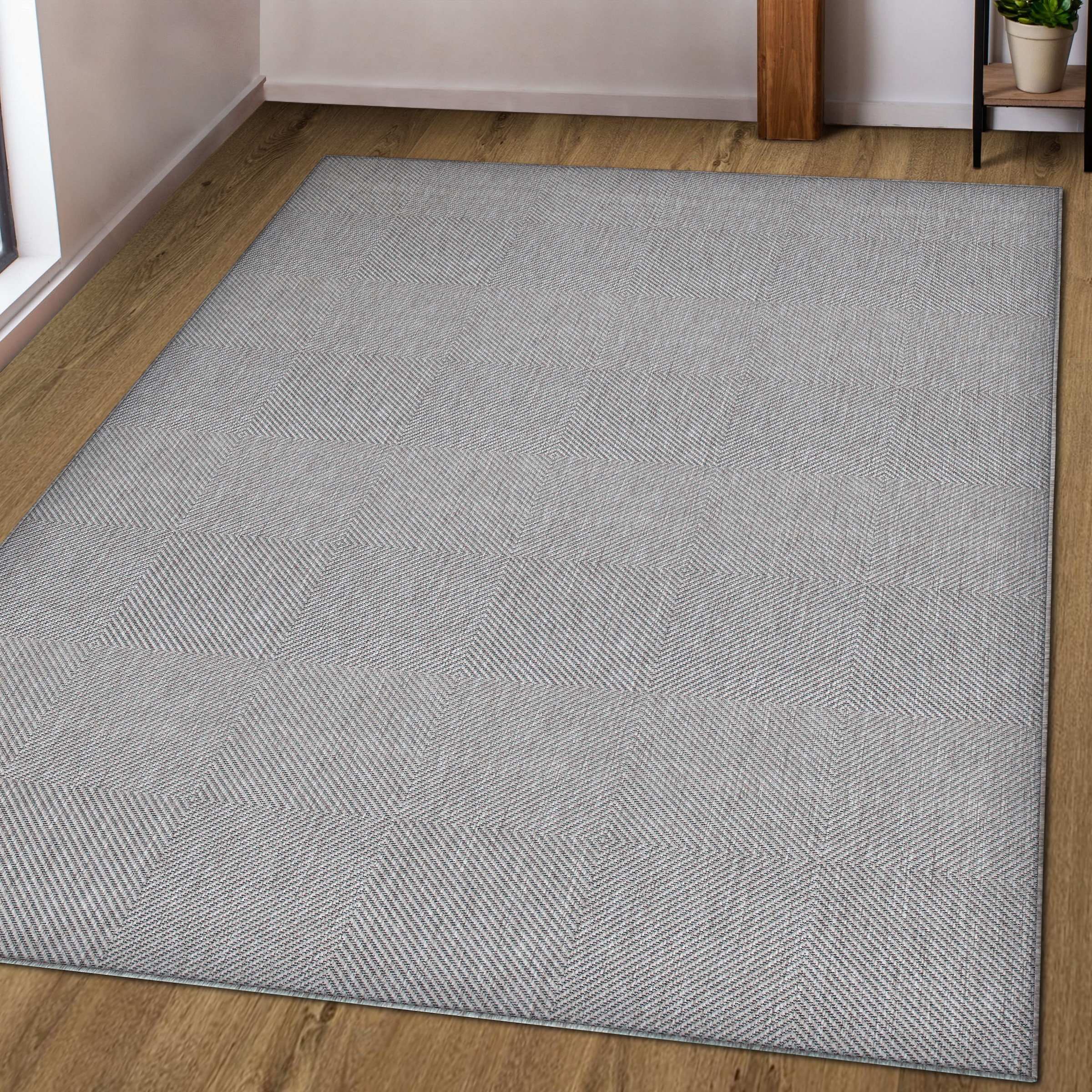 my home Teppich »Anna, auch als Läufer erhältlich«, rechteckig, 3 mm Höhe, In- und Outdoor geeignet, Sisal-Optik, Wetterfest & UV-beständig