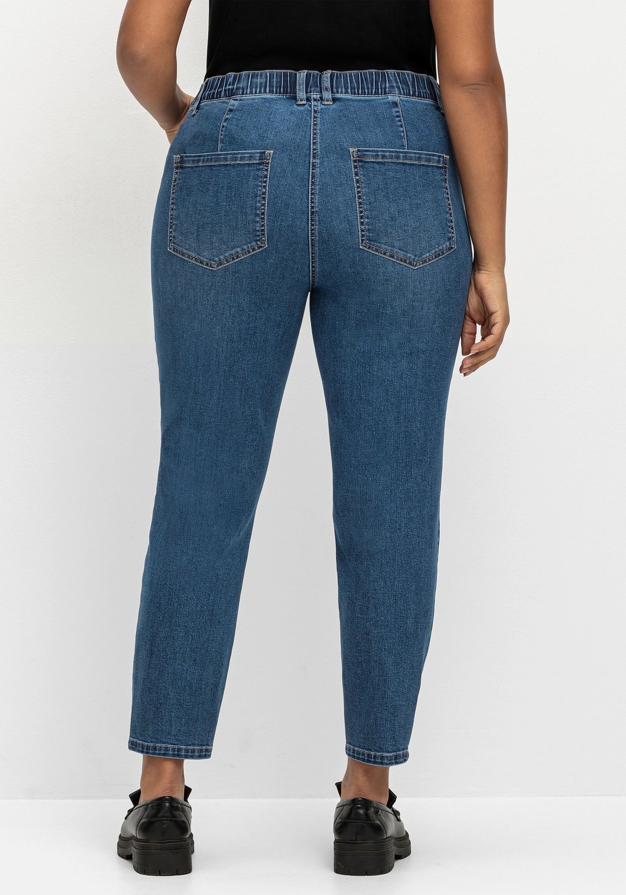 Sheego Stretch-Jeans »Skinny Jeans aus ultraflexibler Qualität«