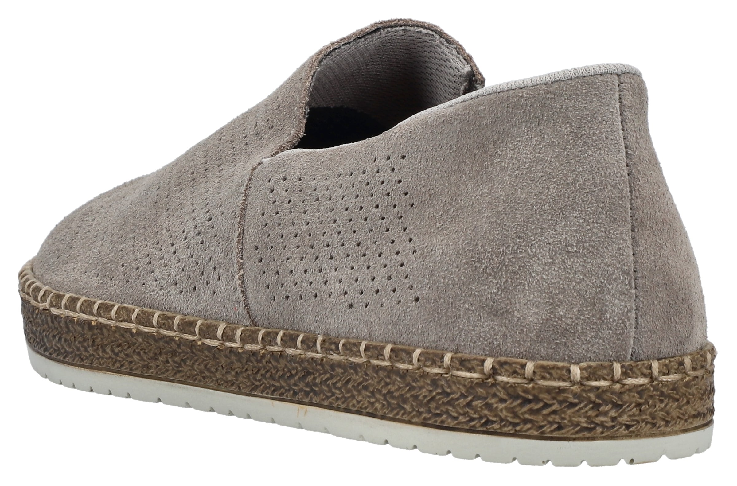 Rieker Slipper  , Schlupfschuh, Casual-Slipper, Mokassin mit Perforation