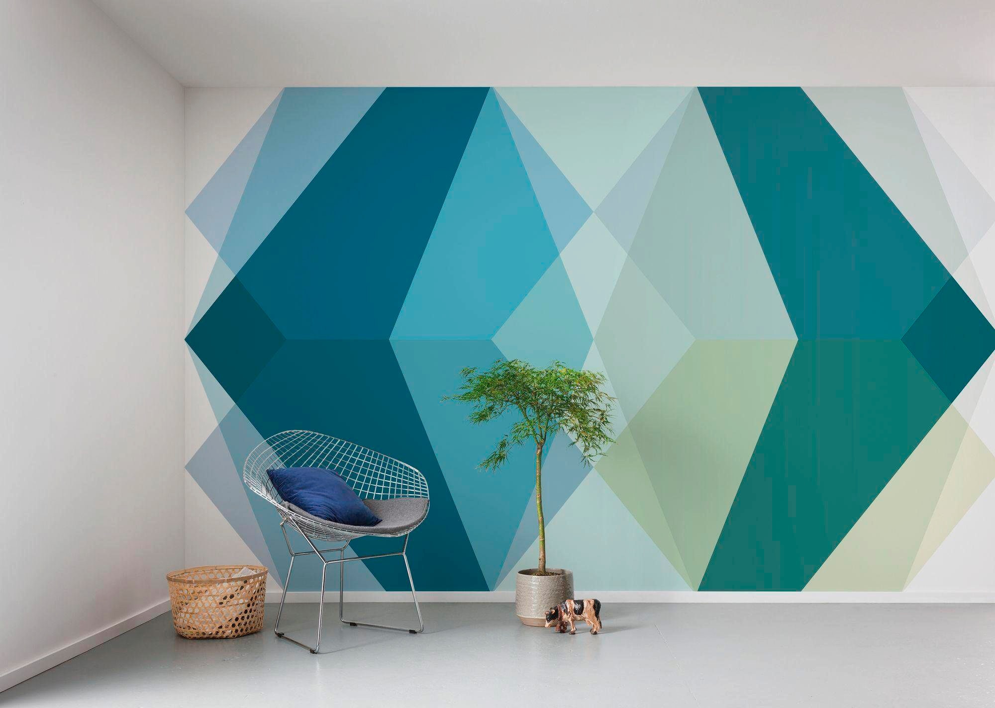 Komar Vliestapete »Digitaldruck Vlies - Gem Stone Kite - Größe 400 x 250 cm«, bedruckt, Wohnzimmer, Schlafzimmer