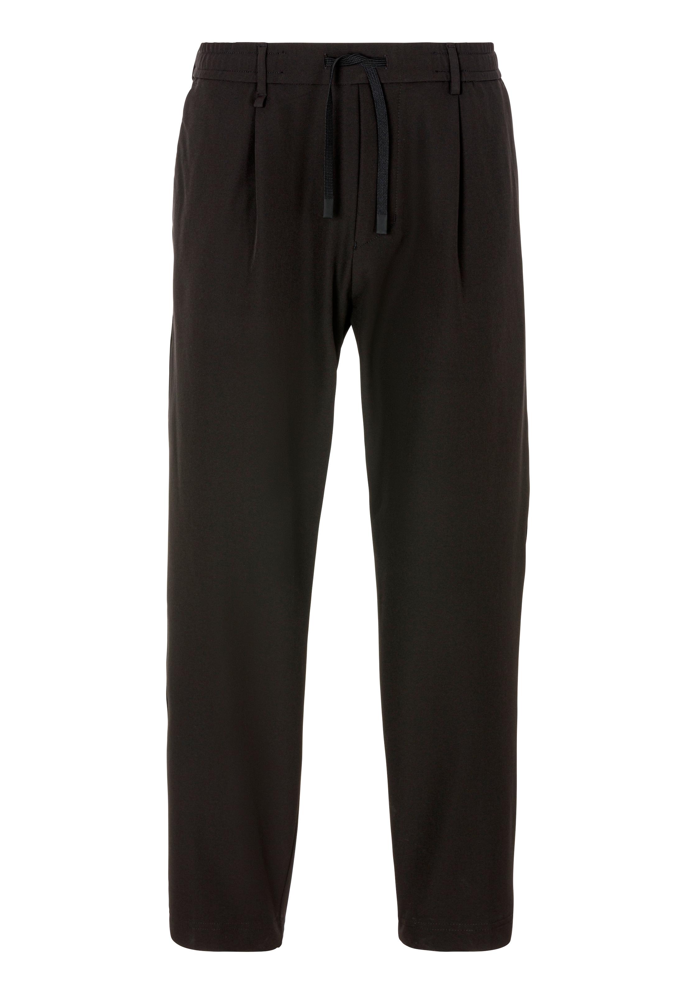 BOSS GREEN Webhose »T Convert-Pleat«, mit Zugbund und Markenlabel