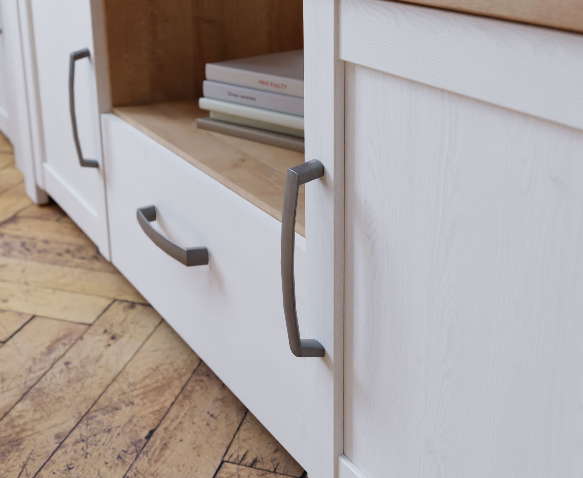 FORTE TV-Board »Bohol TV-Schrank, Stauraum, 2 farbiges Dekor, landhaus« B/H/T 166,1/51,8/42cm, 2 Türen, 1 SK