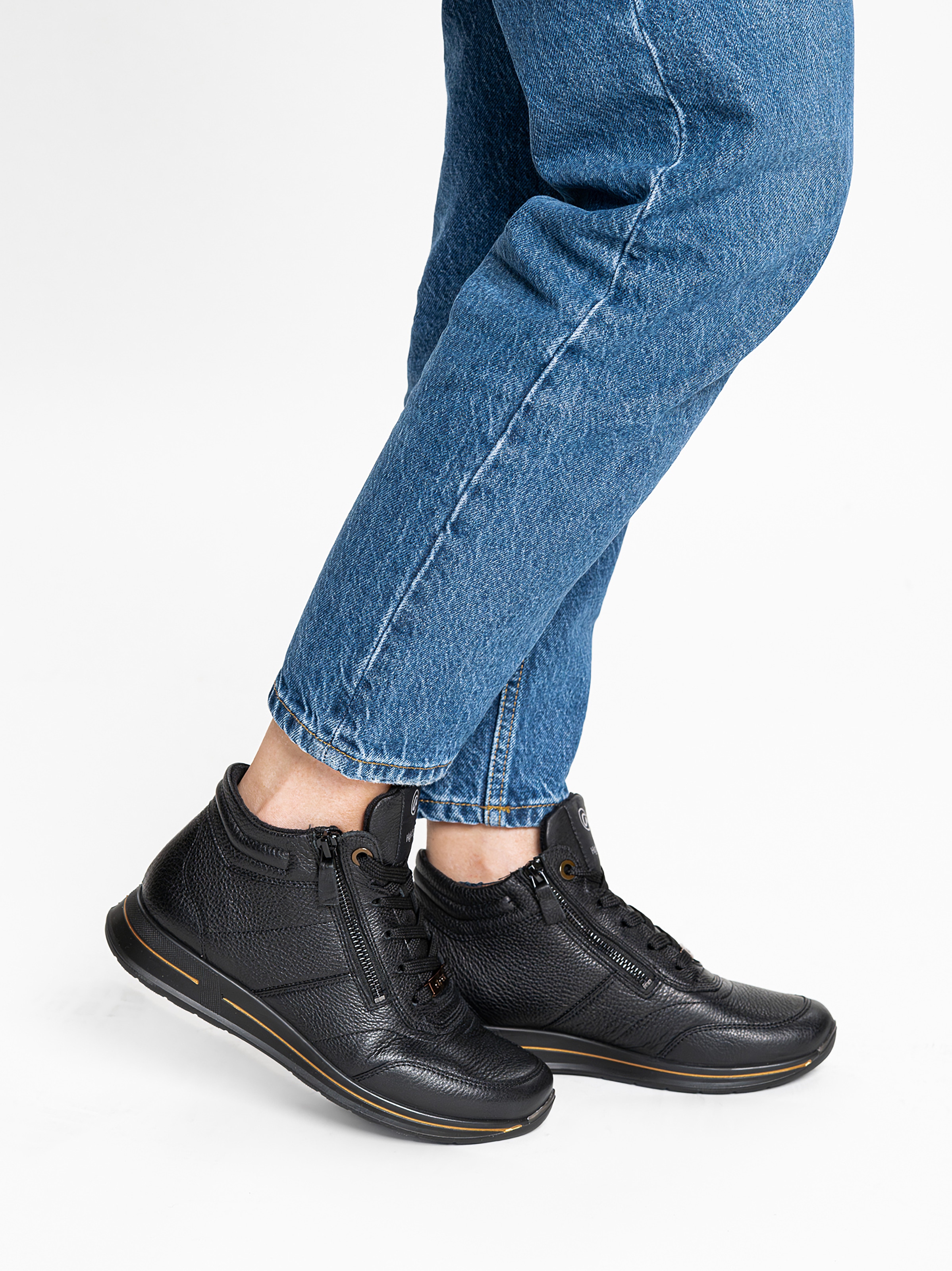 Ara Schnürboots »OSAKA«  Herbstboots, mit beidseitigen Reißverschlüssen, H-Weite (=sehr weit)