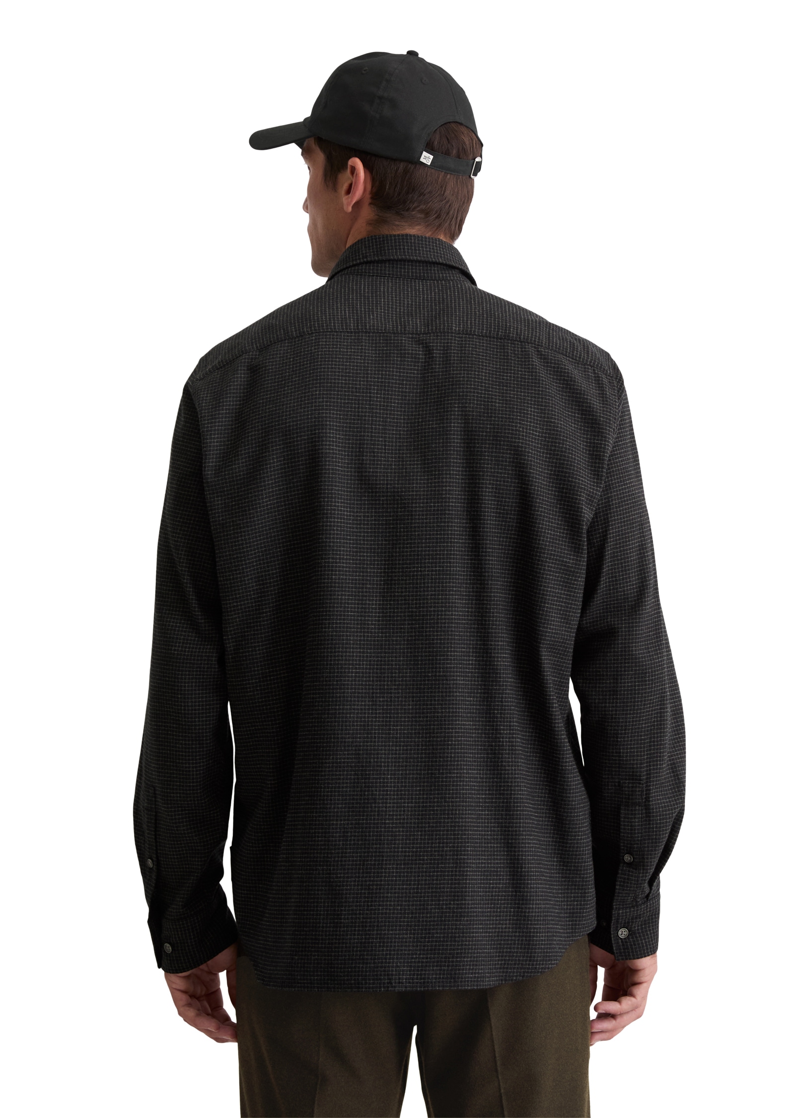 Marc O'Polo Langarmhemd In softer, leichter Flanell-Qualität