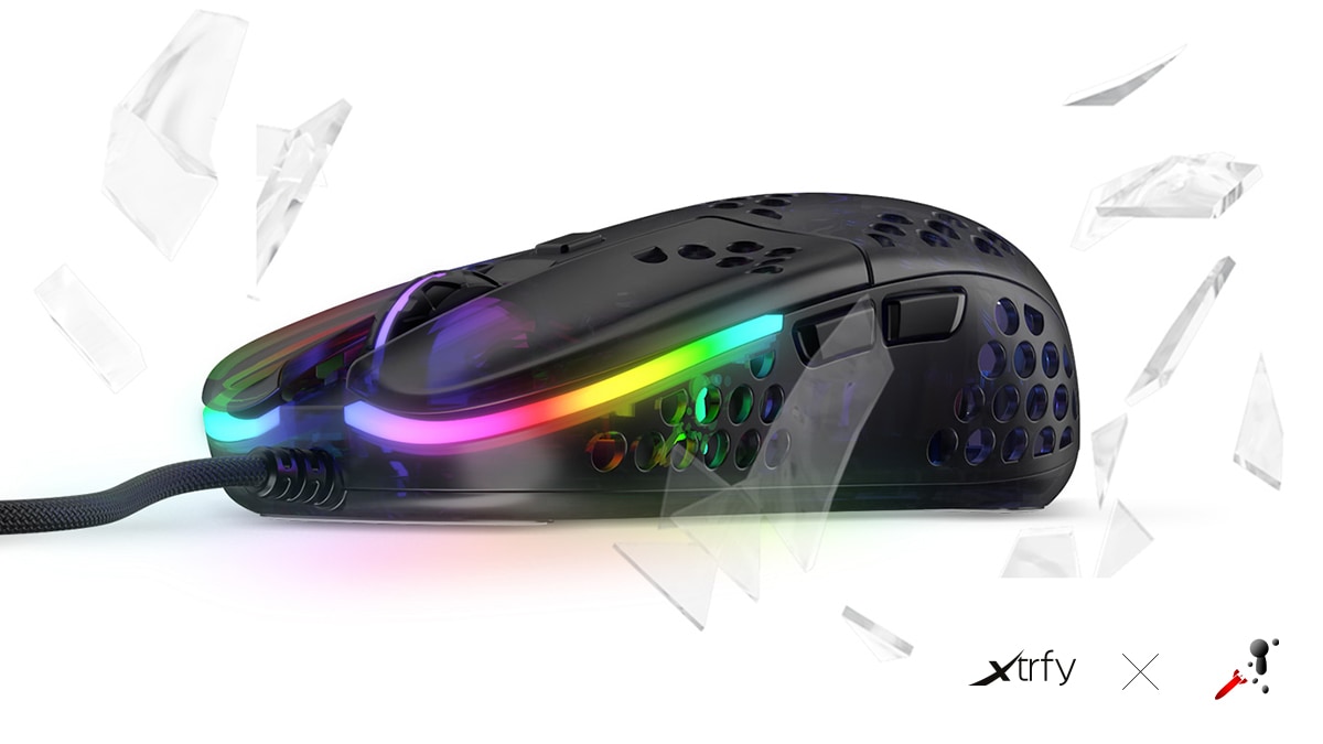 Cherry Xtrfy Gaming-Maus »MZ1 RGB«, kabelgebunden, ultraleichte Gaming-Maus