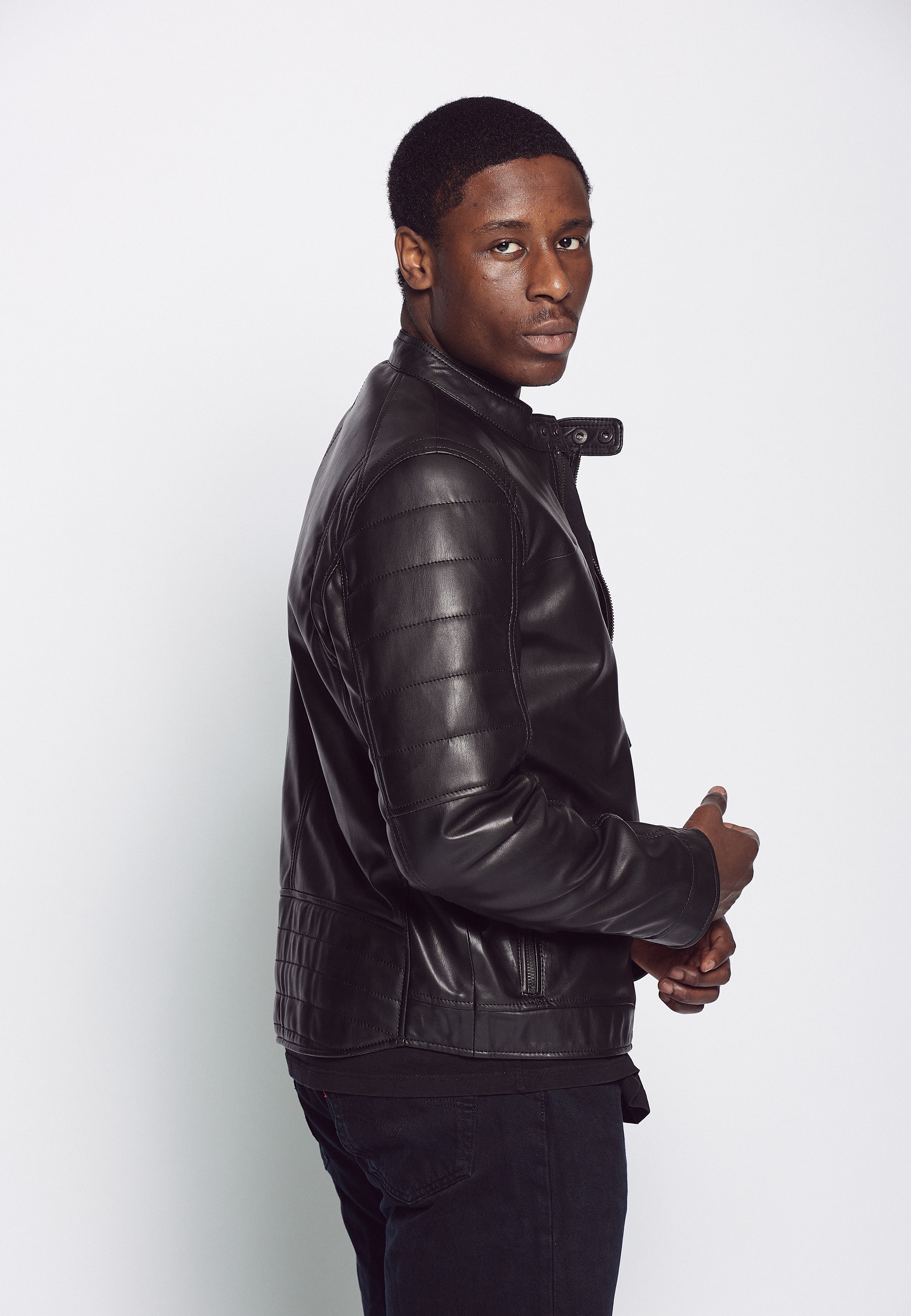 MUSTANG Lederjacke »Kunstlederjacke 31019249«