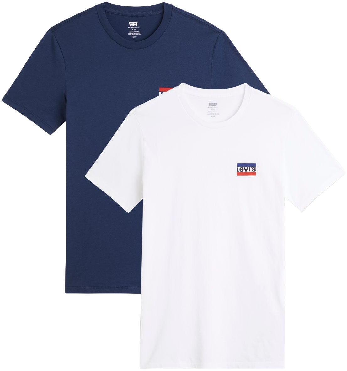 Levi's® T-Shirt »LE 2PK CREWNECK GRAPHIC« 2 Stk.