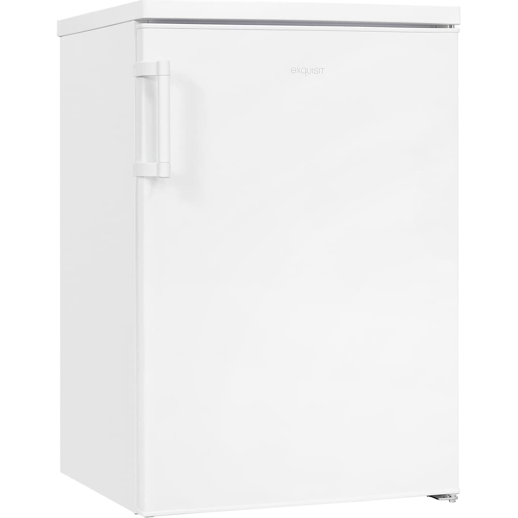 exquisit Vollraumkühlschrank »KS16-V-H-010E weiss«, KS16-V-H-010E weiss, 85 cm hoch, 56 cm breit