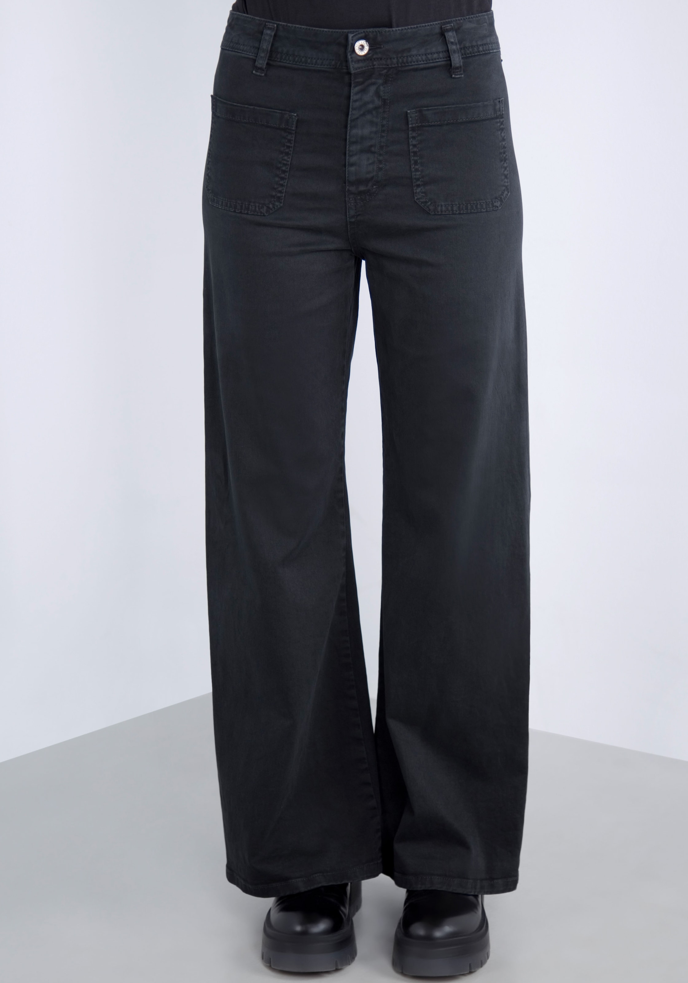 Please Jeans Schlaghose, aus hochwertigem Baumwollmix mit Stretch