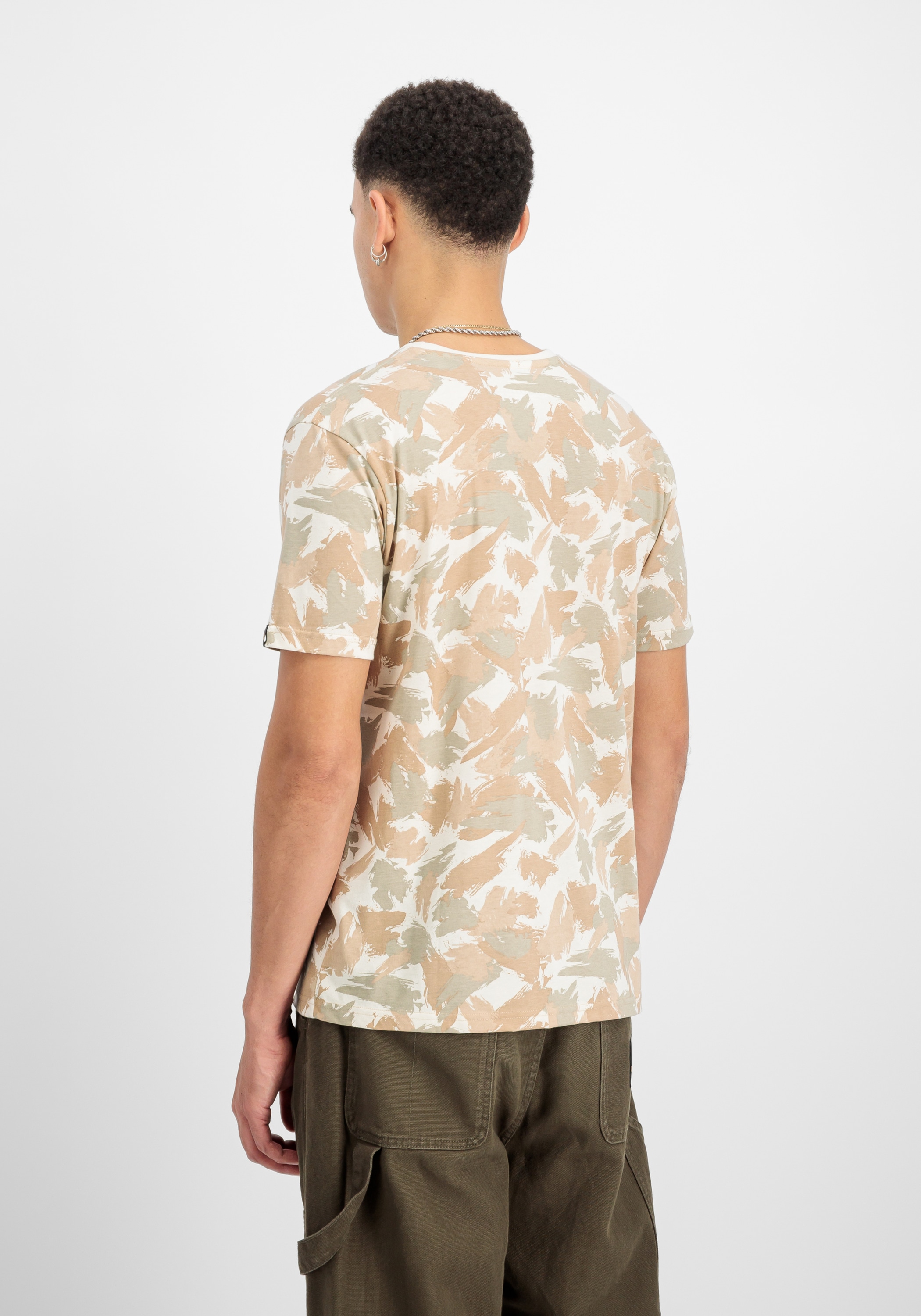 Alpha Industries T-Shirt »Alpha Industries Men - T-Shirts Basic T-Shirt BL Camo«