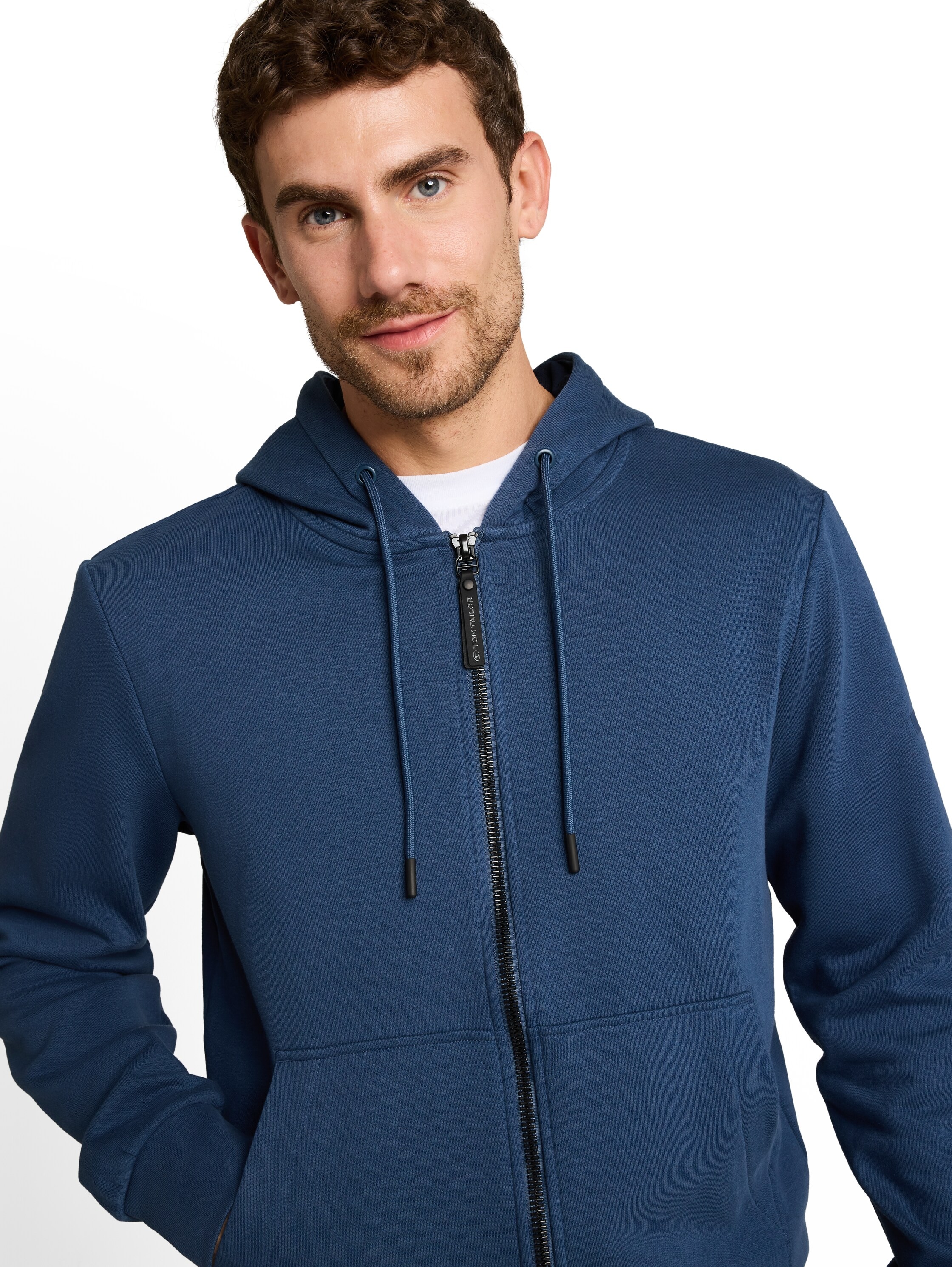 TOM TAILOR Kapuzensweatjacke mit Kapuze