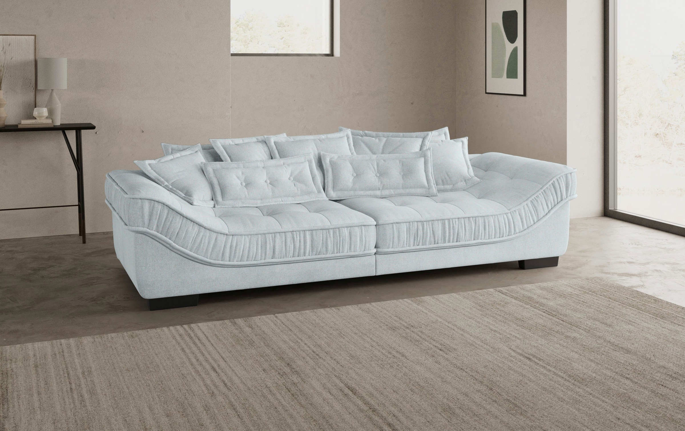 Mr. Couch Big-Sofa »Diwan II DuraFlex«, DuraFlex-Kaltschaumpolsterung, bis 140 kg, 4 Bezugsqualitäten