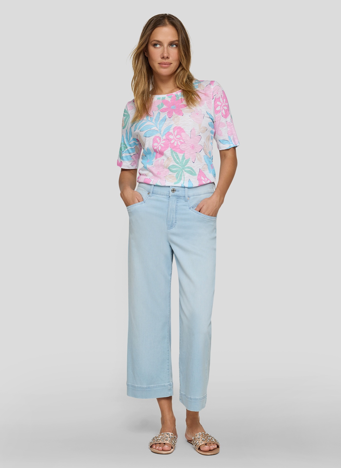 Rabe T-Shirt mit All-Over Print