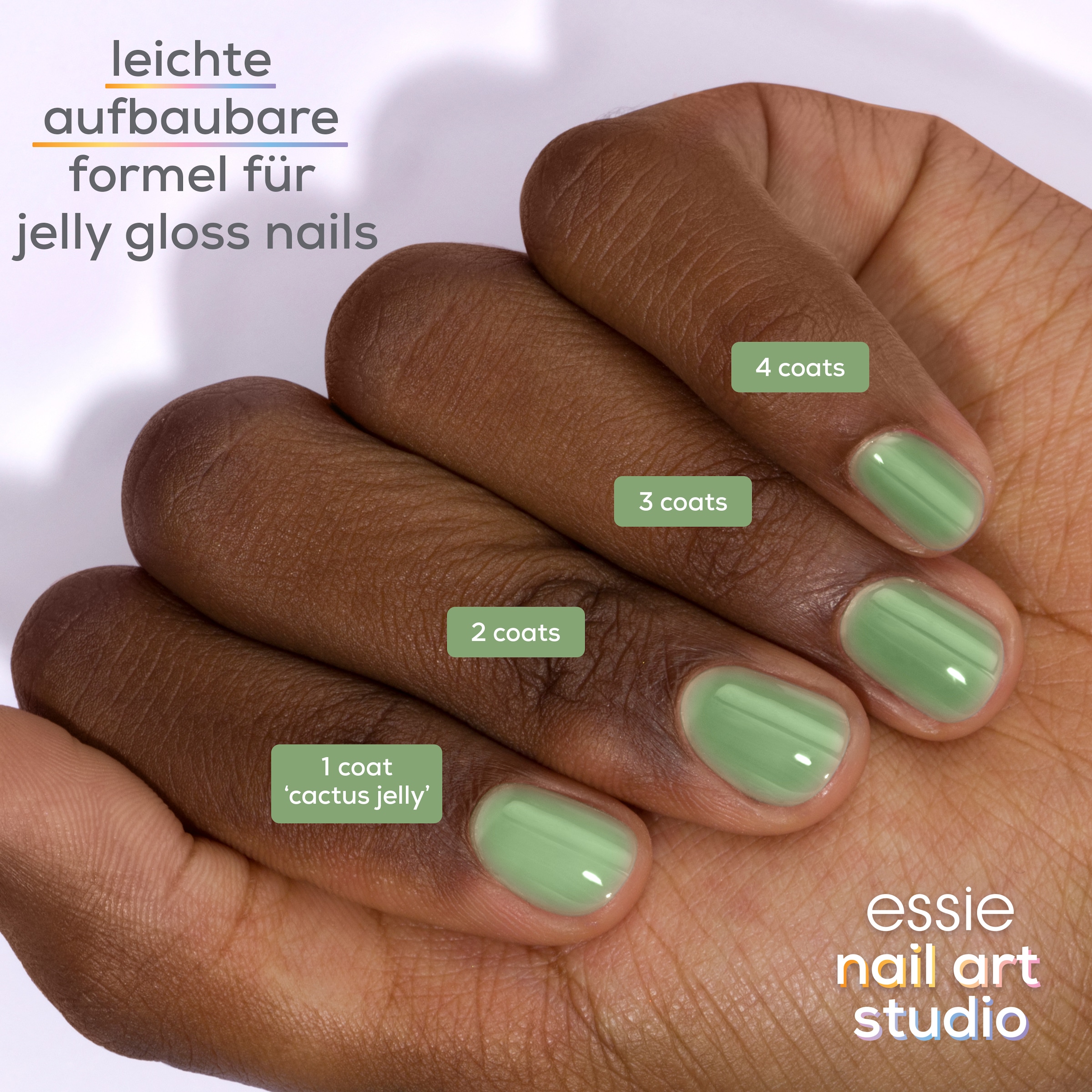 essie Nagellack »Essie jelly gloss Nagellack«, mit natürlichen Inhaltsstoffen