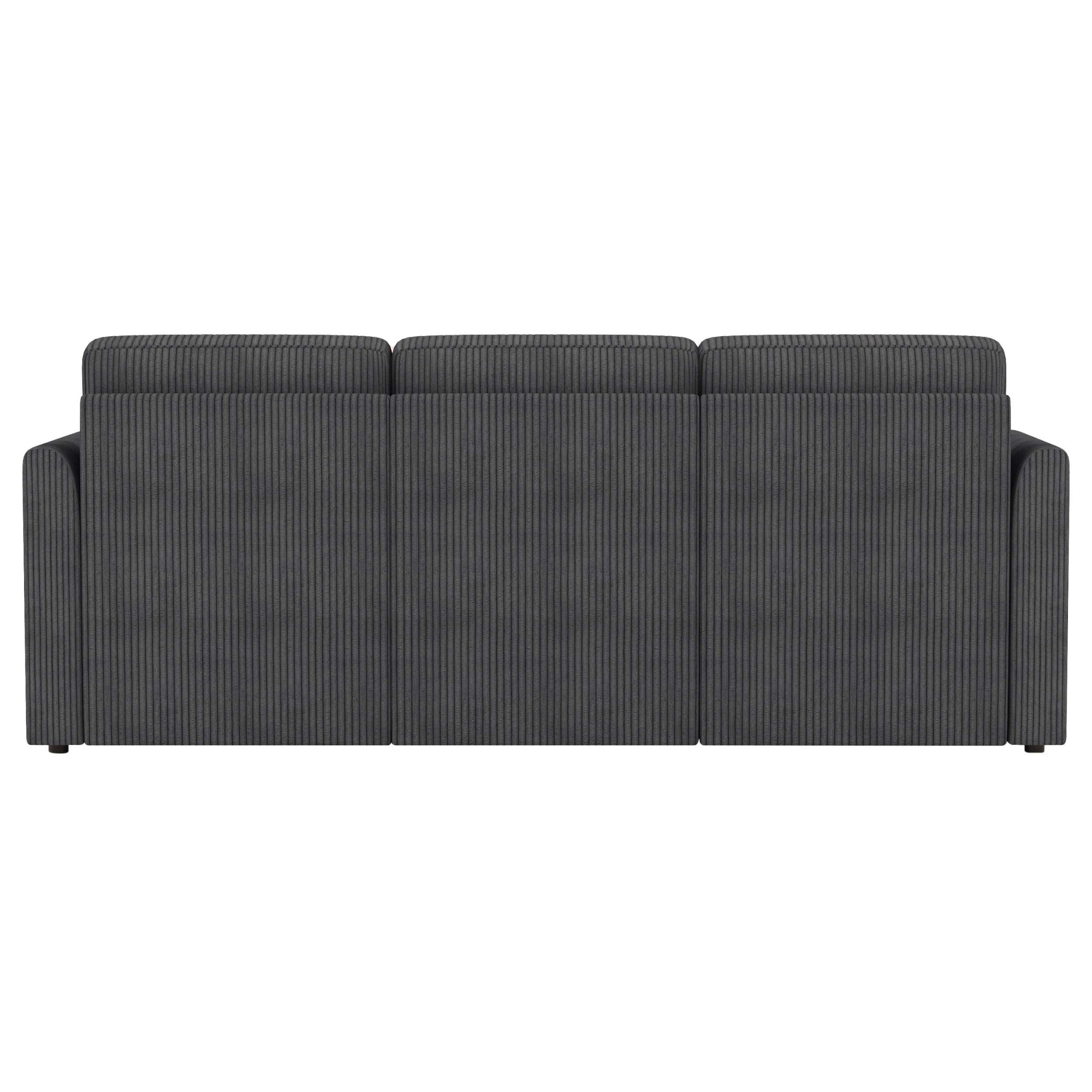 Dorel Home Ecksofa »NORDHUS, L-Form, 200 cm, Recamiere rechts/links montierbar« mit Stauraum, softer Cord-Bezug