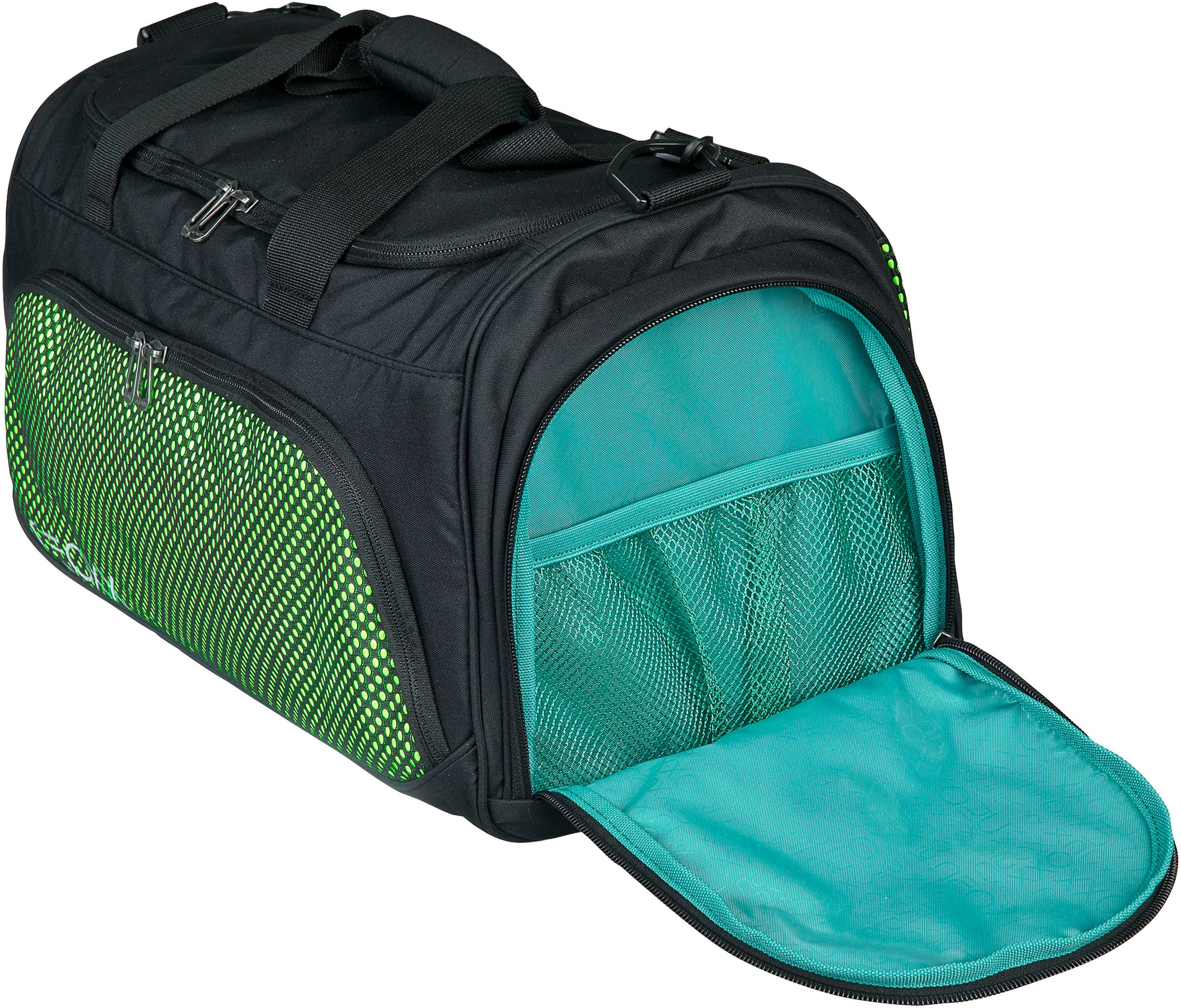 neoxx Sporttasche »Move, All about Neon«, teilweise aus recyceltem Material