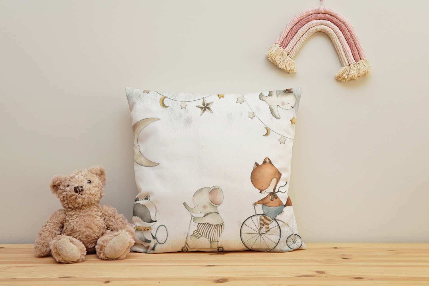 queence Dekokissen »Freundschaft«, Kissenhülle mit HD Premium Druck, geruchsneutral, 40x40cm