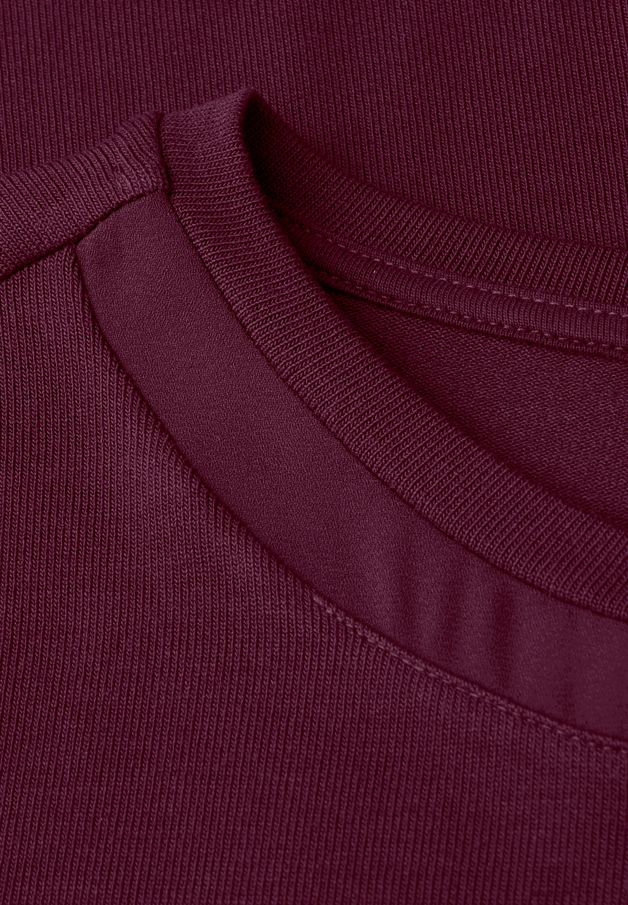 STREET ONE Kurzarmshirt mit Chiffon-Detail