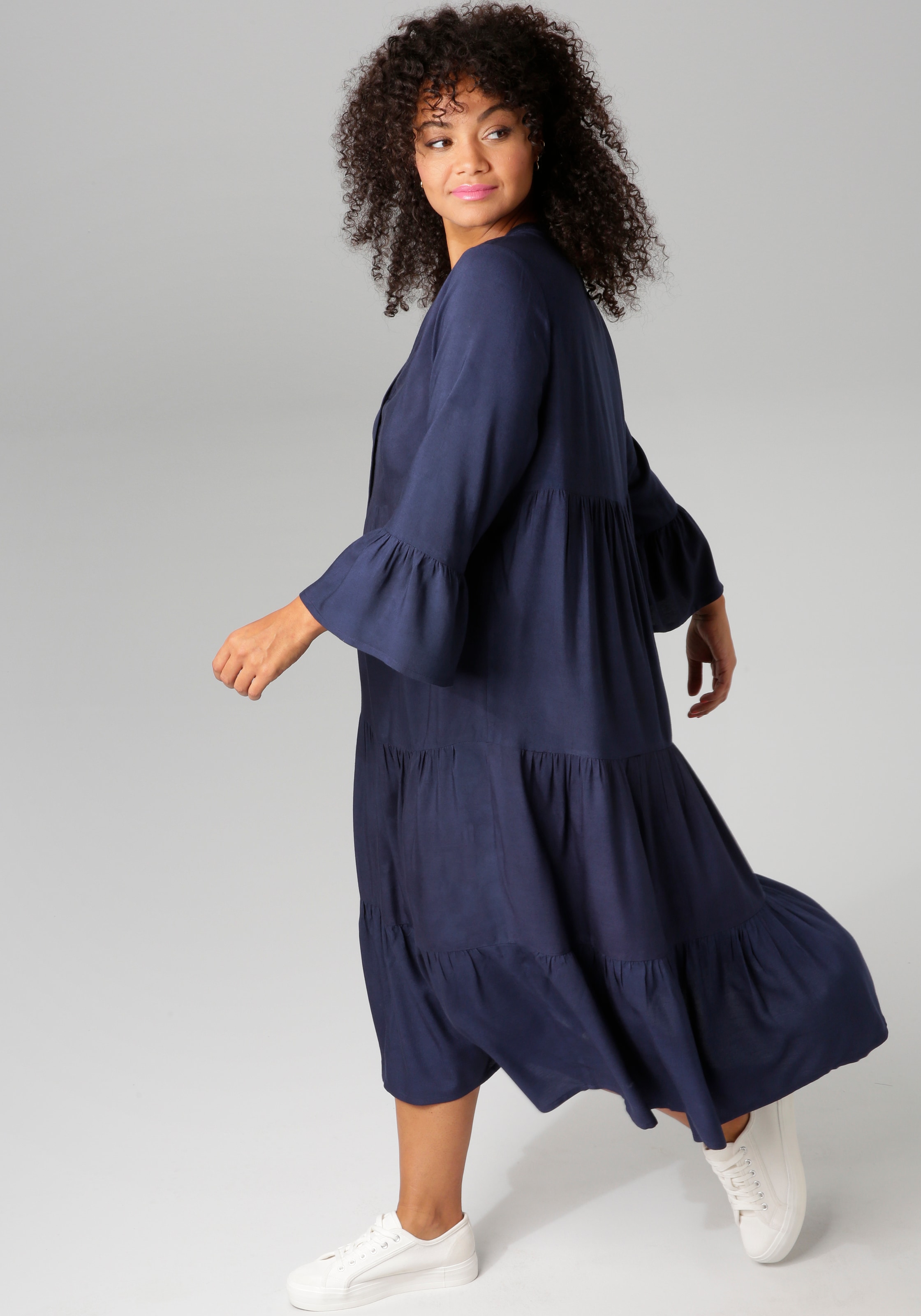 Aniston PLUS Midikleid, In trendigen Farben - NEUE KOLLEKTION