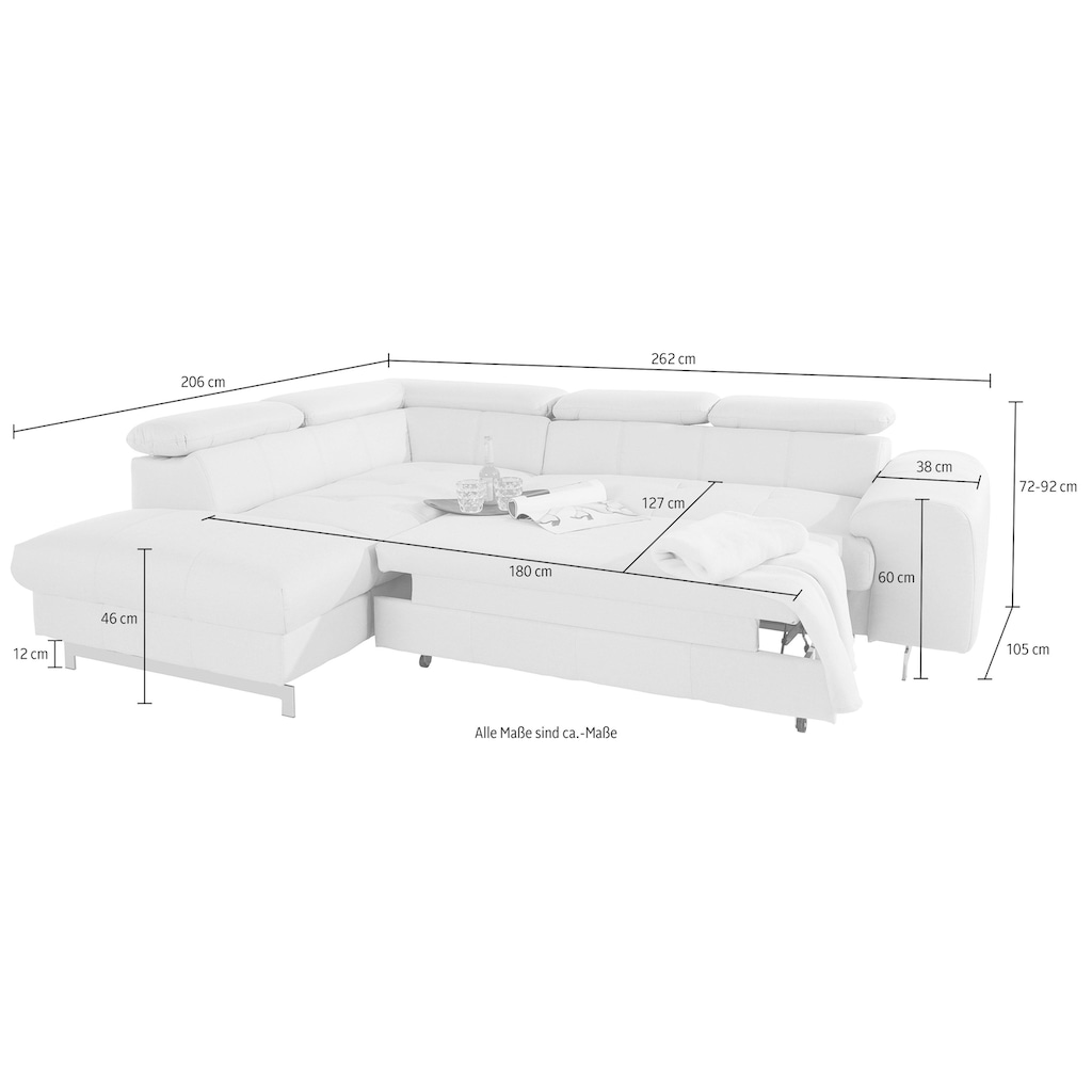 COTTA Ecksofa »Chef«