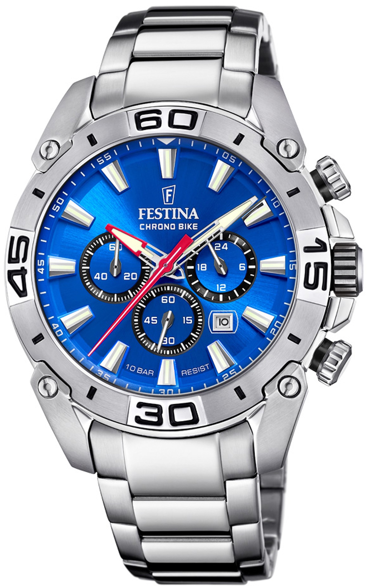 Festina Chronograph »Chrono Bike 2021, F20543/2«, Armbanduhr, Quarzuhr, Herrenuhr, Stoppfunktion