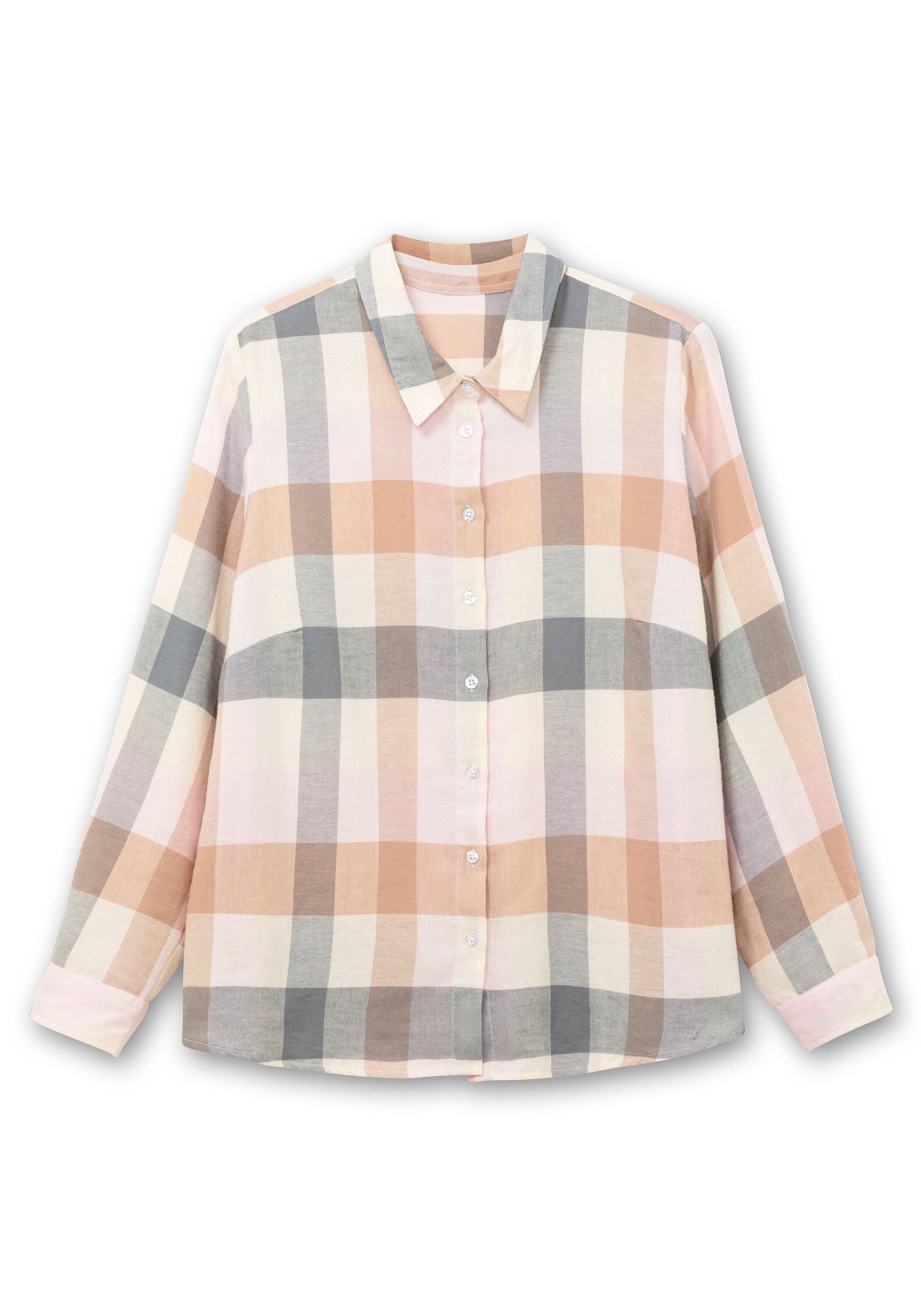 Sheego Flanellbluse »Flanellbluse mit Karomuster«