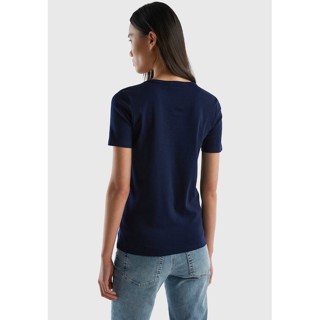 United Colors of Benetton T-Shirt, in feiner Rippenqualität bei ♕