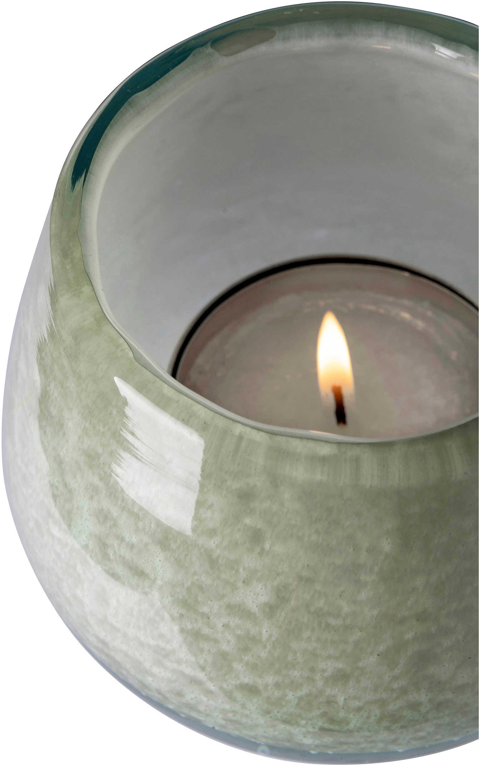 Fink Tischvase »MARLY«, (1 St.), Dekovase, Blumenvase, Windlicht, Vase aus Glas