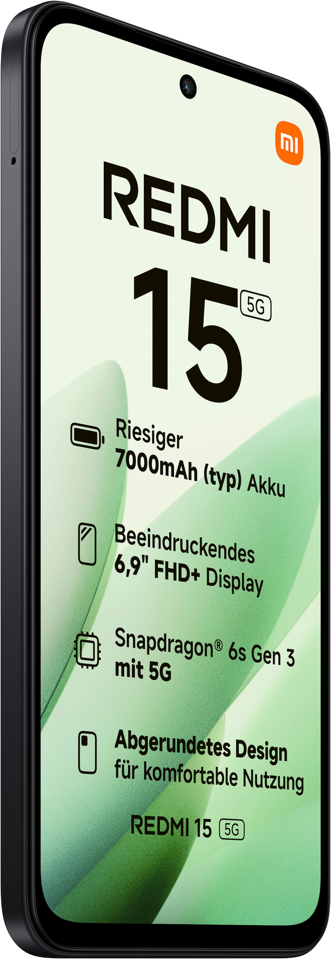 Xiaomi Smartphone »Redmi 15 5G 256 GB«, midnight black