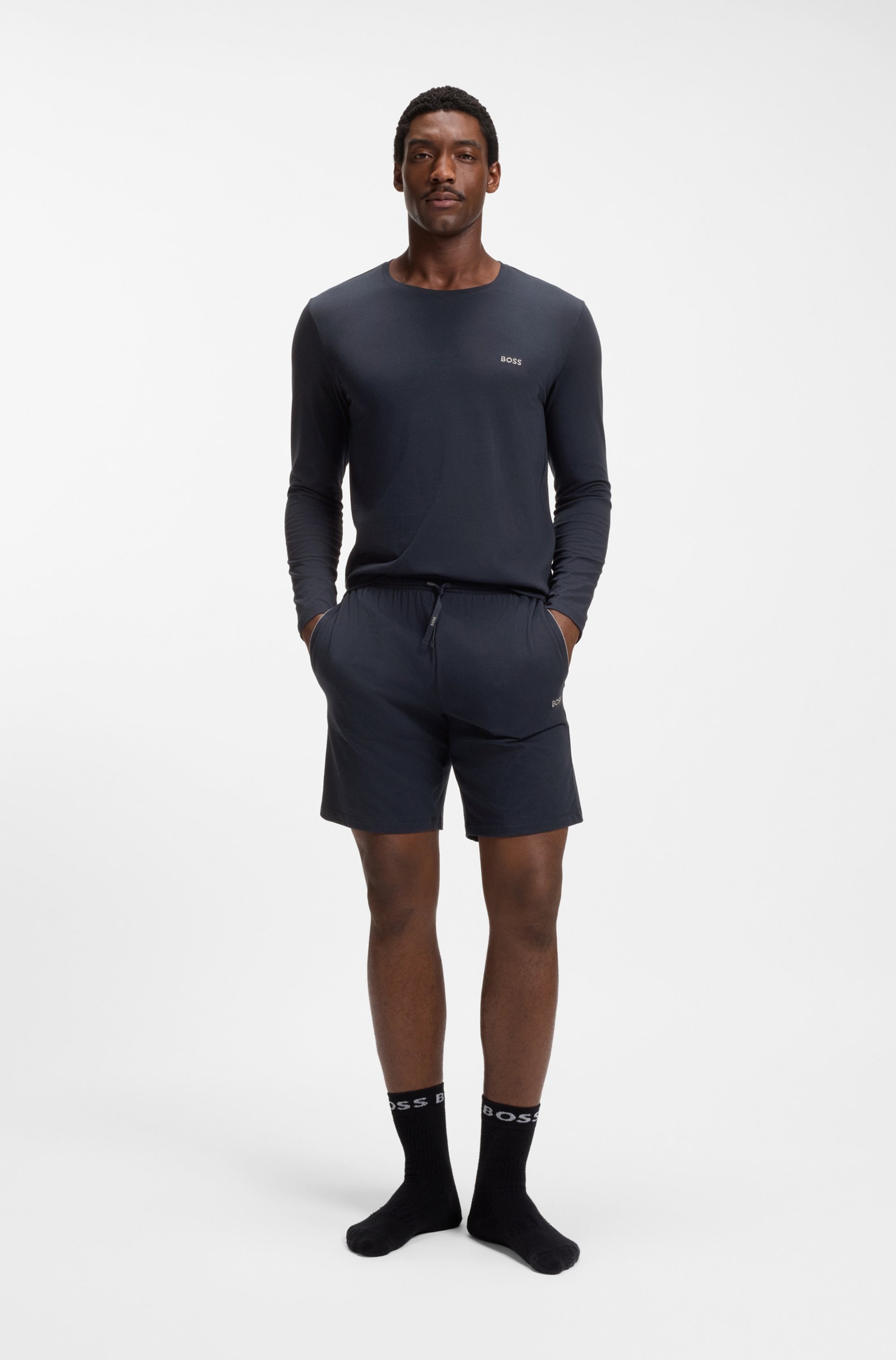 BOSS Sweatshorts »Mix&Match Short CW«  mit BOSS Logo