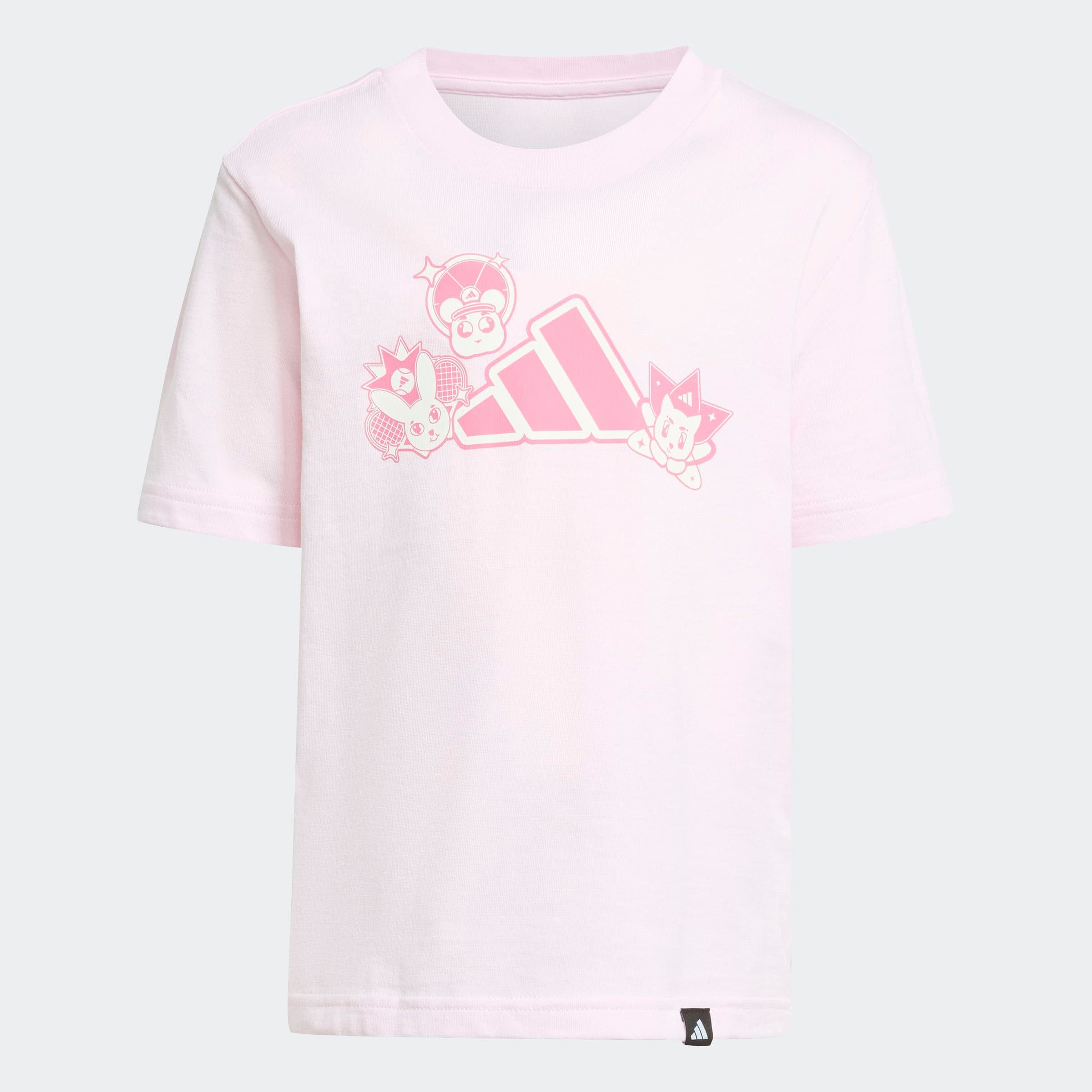 adidas Sportswear T-Shirt »ANIME PETS MIT GRAFIKPRINT FÜR KINDER« sportlicher Stil, kurze Ärmel, für Kinder, aus Baumwolle