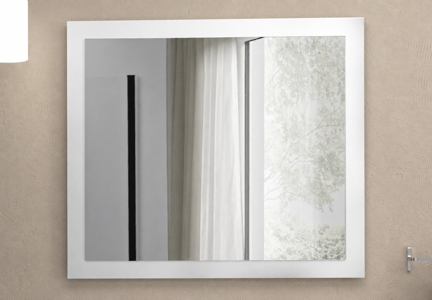 welltime Badspiegel »Garda, Waschbeckenunterschrank,Breite 80 cm,Waschtisch« Breite 80 cm- Passend zur Serie Garda