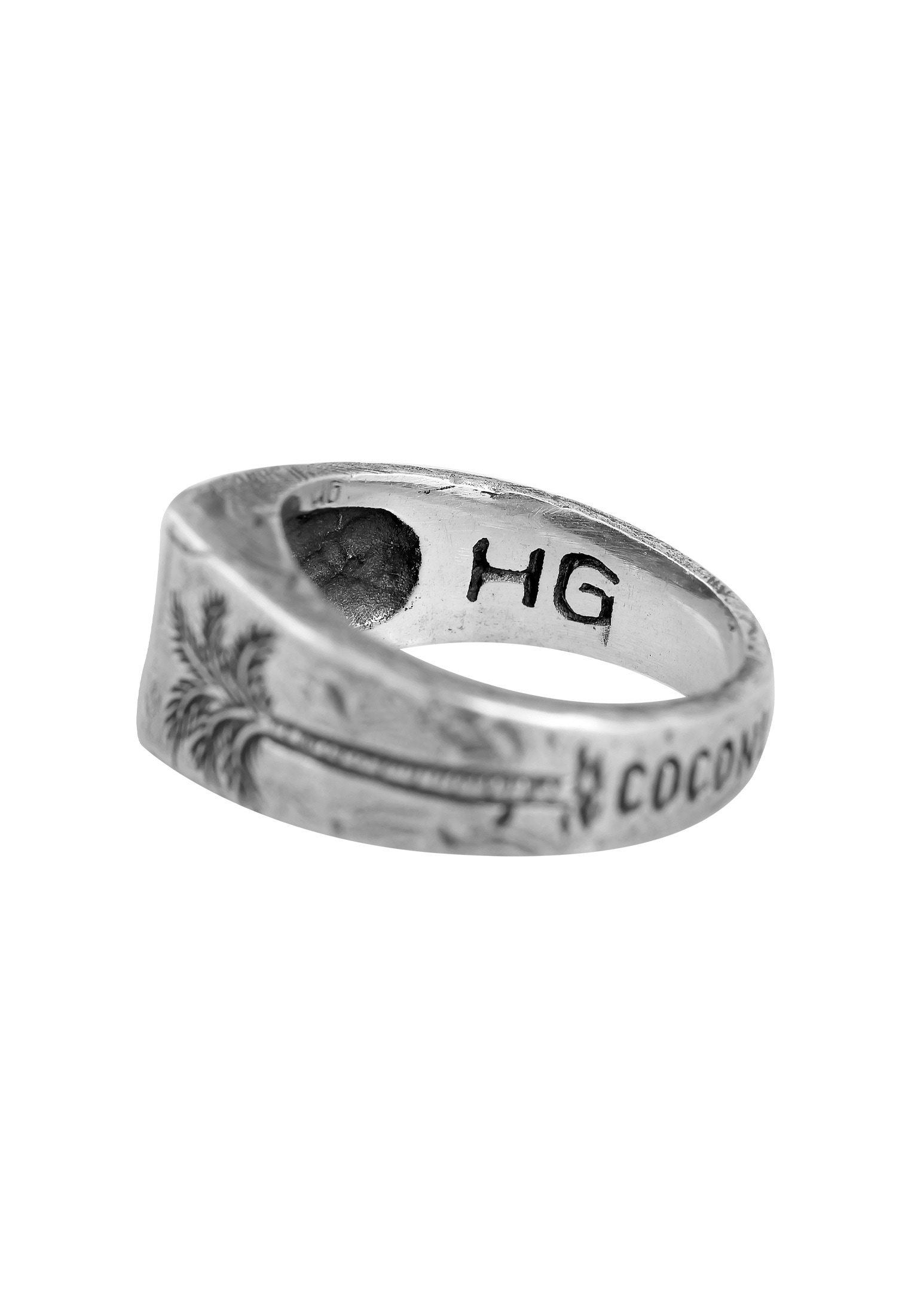 HAZE & GLORY Siegelring »Ring Herren Siegelring - Coconut Society 925 Silber«