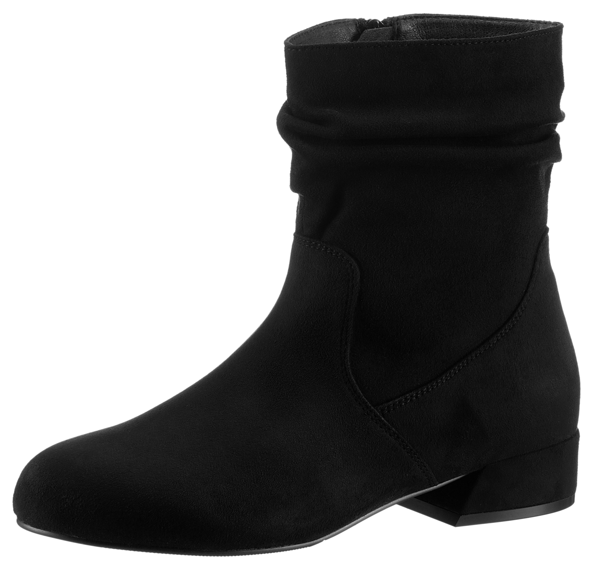 Aniston SHOES Stiefelette, mit gerafftem Schaft - NEUE KOLLEKTION