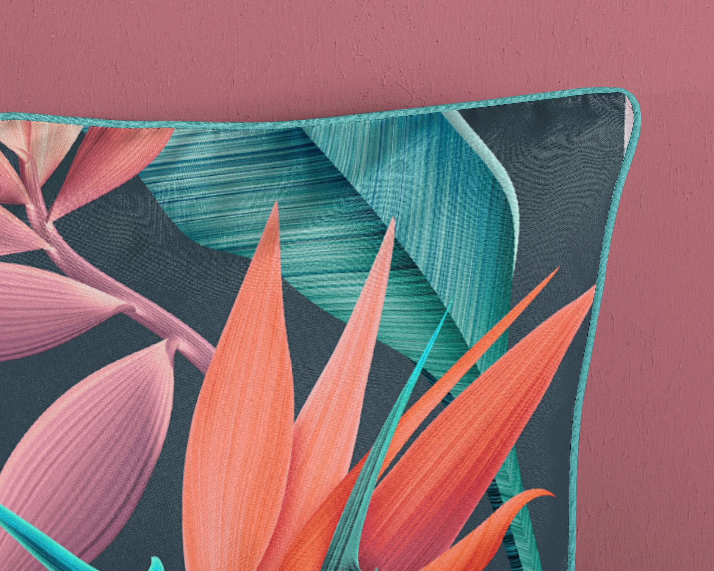 Descanso Bettwäsche »Chloe«, Baumwolle, Satin, 135x200, Biese, Reißverschluss, Wendeoptik, Blumen