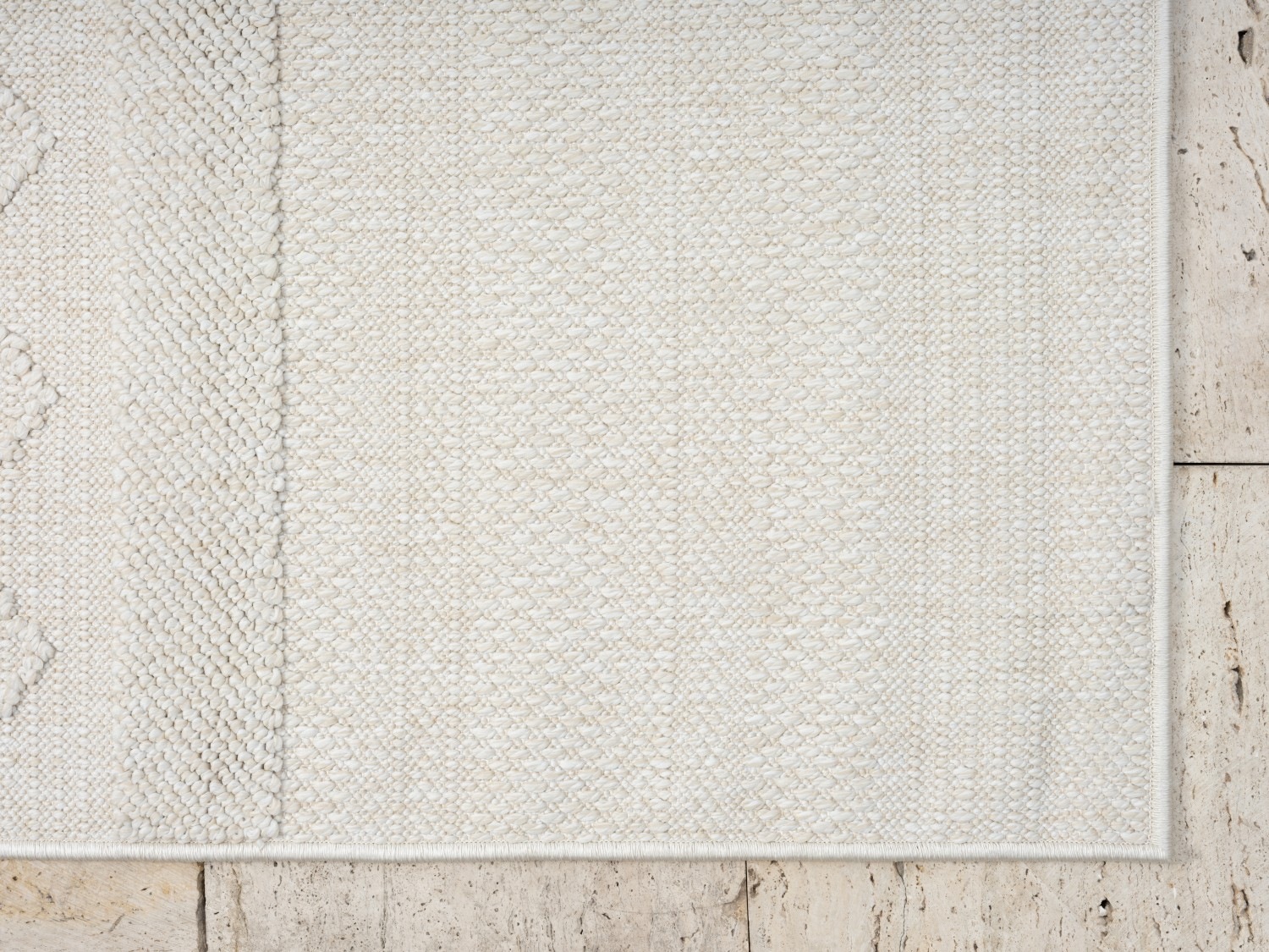 Myflair Möbel & Accessoires Teppich »Silly Lagerräumung«, rechteckig, 8 mm Höhe, Uni Farben, Hoch-Tief Effekt, Outdoor geeignet, Balkon, Terrasse
