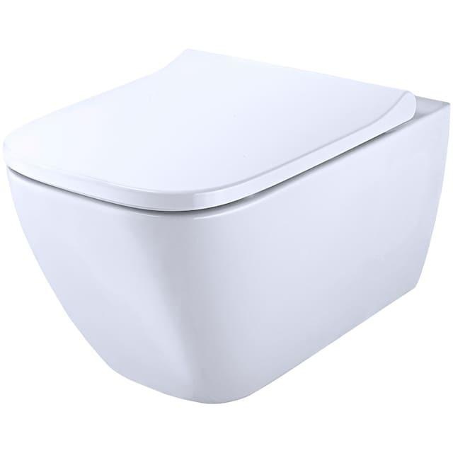 GEBERIT Tiefspül-WC »Smyle Square«, (Set), inklusive WC-Sitz online kaufen  | mit 3 Jahren XXL Garantie