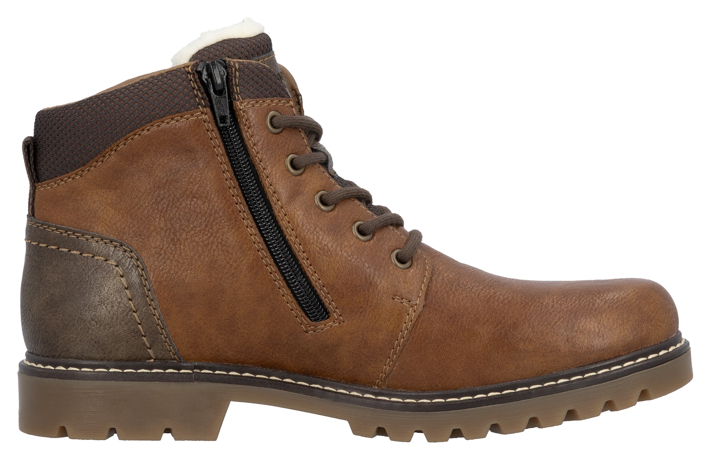 Rieker Winterstiefelette  , Workerboots, Schnürboots, Trekkingstiefel mit riekerTEX-Membran