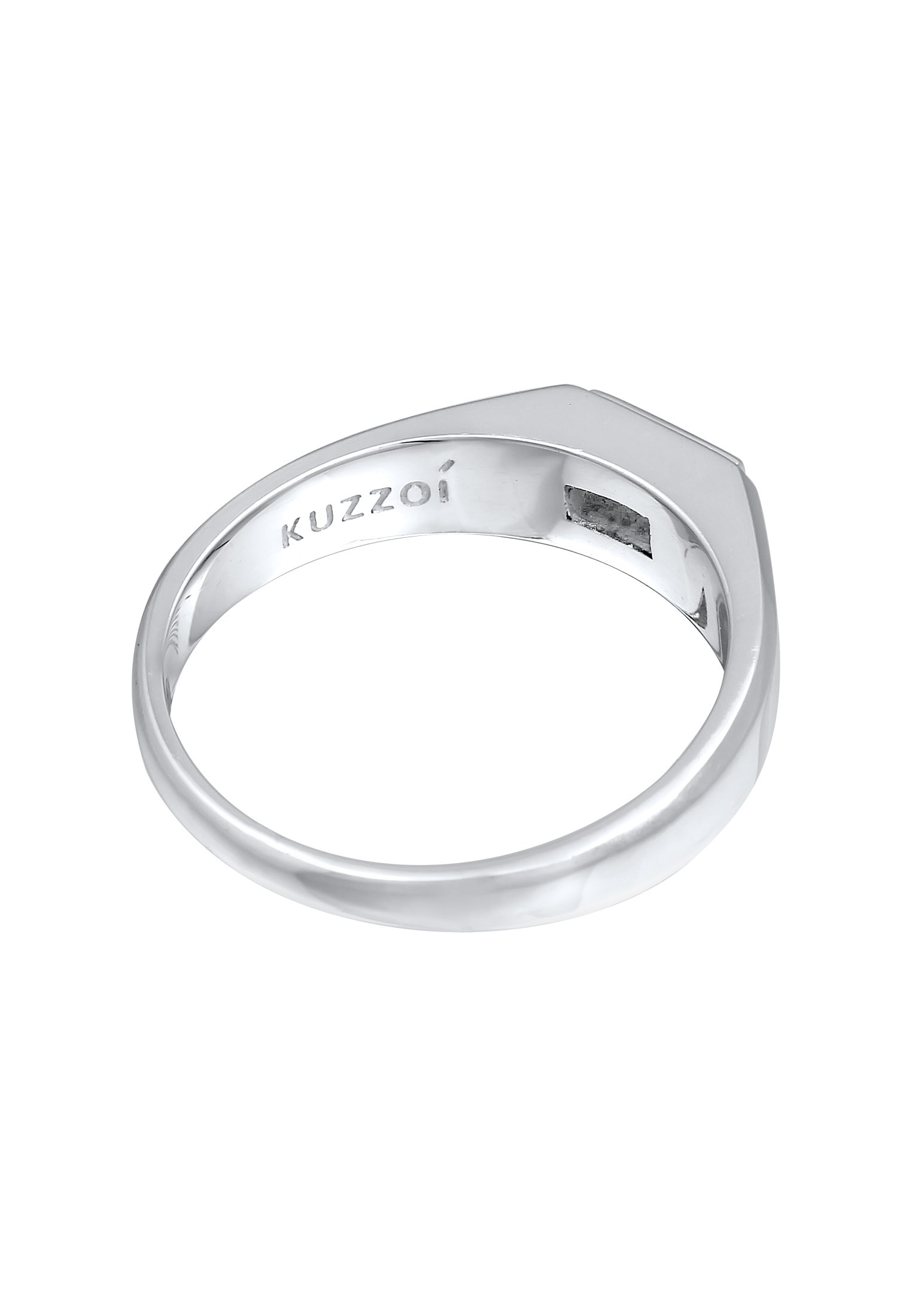 Kuzzoi Siegelring »Ring Herren Topas Baguette 925 Silber«