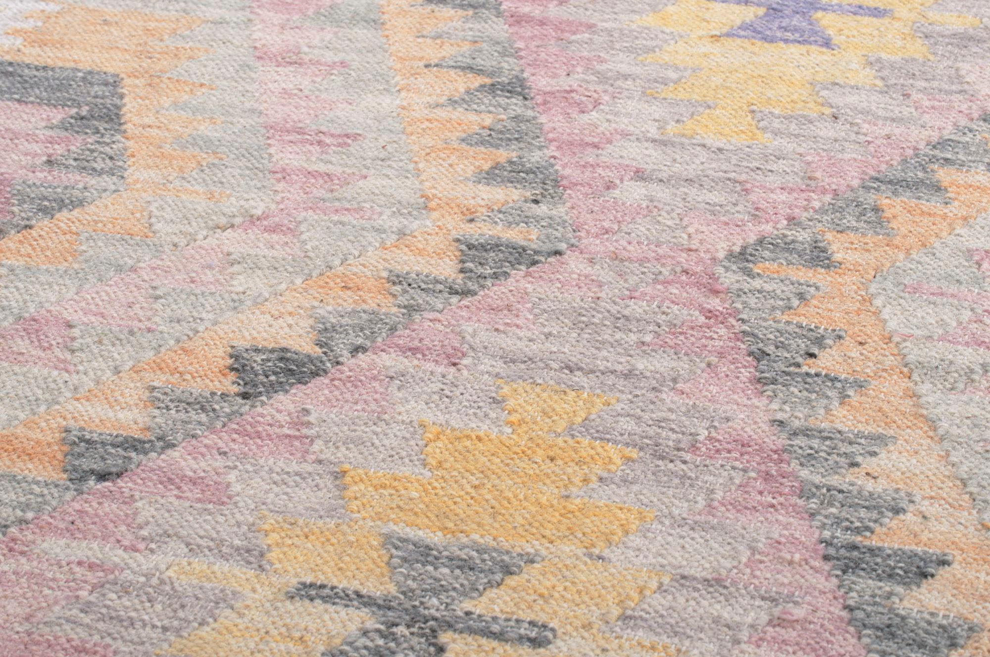 TOM TAILOR HOME Wollteppich »Vintage Classic Kelim« rechteckig 5 mm Höhe reine Wolle, handgewebt, mit Fransen, Boho-Style